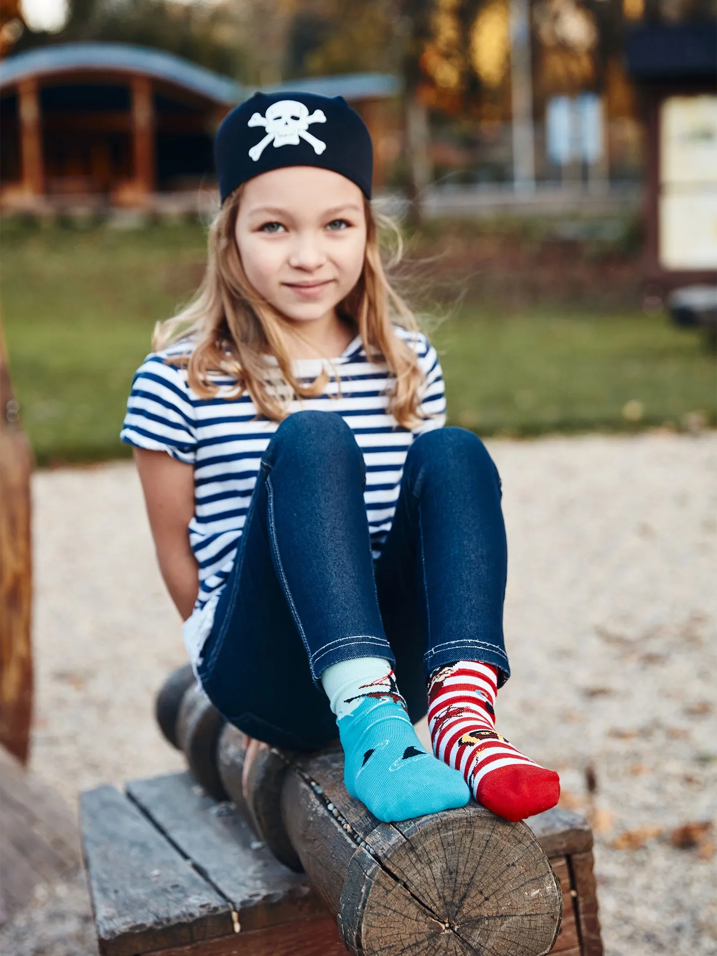Lustige Kindersocken Pirat - Image 3