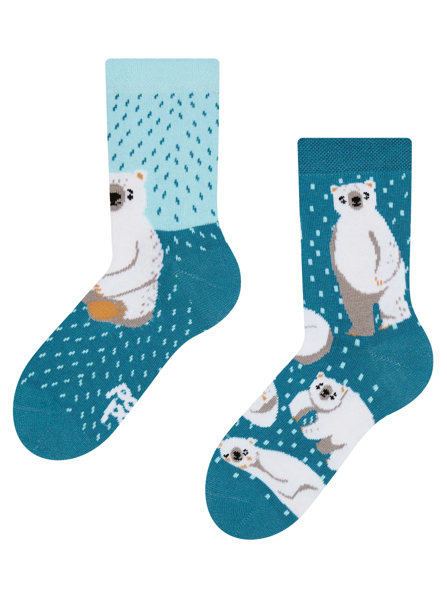 Lustige Kindersocken Eisbären