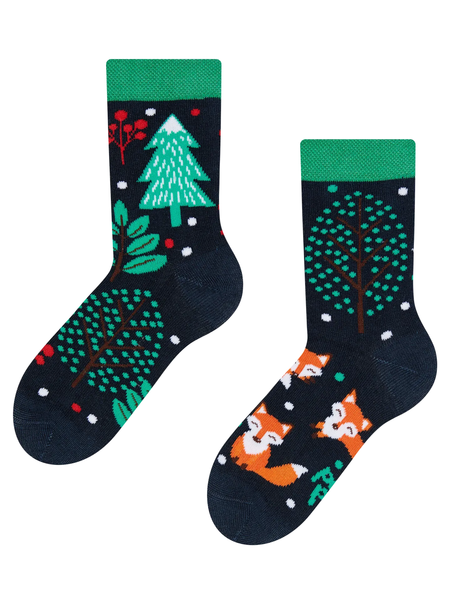 Lustige Kindersocken Rotfuchs