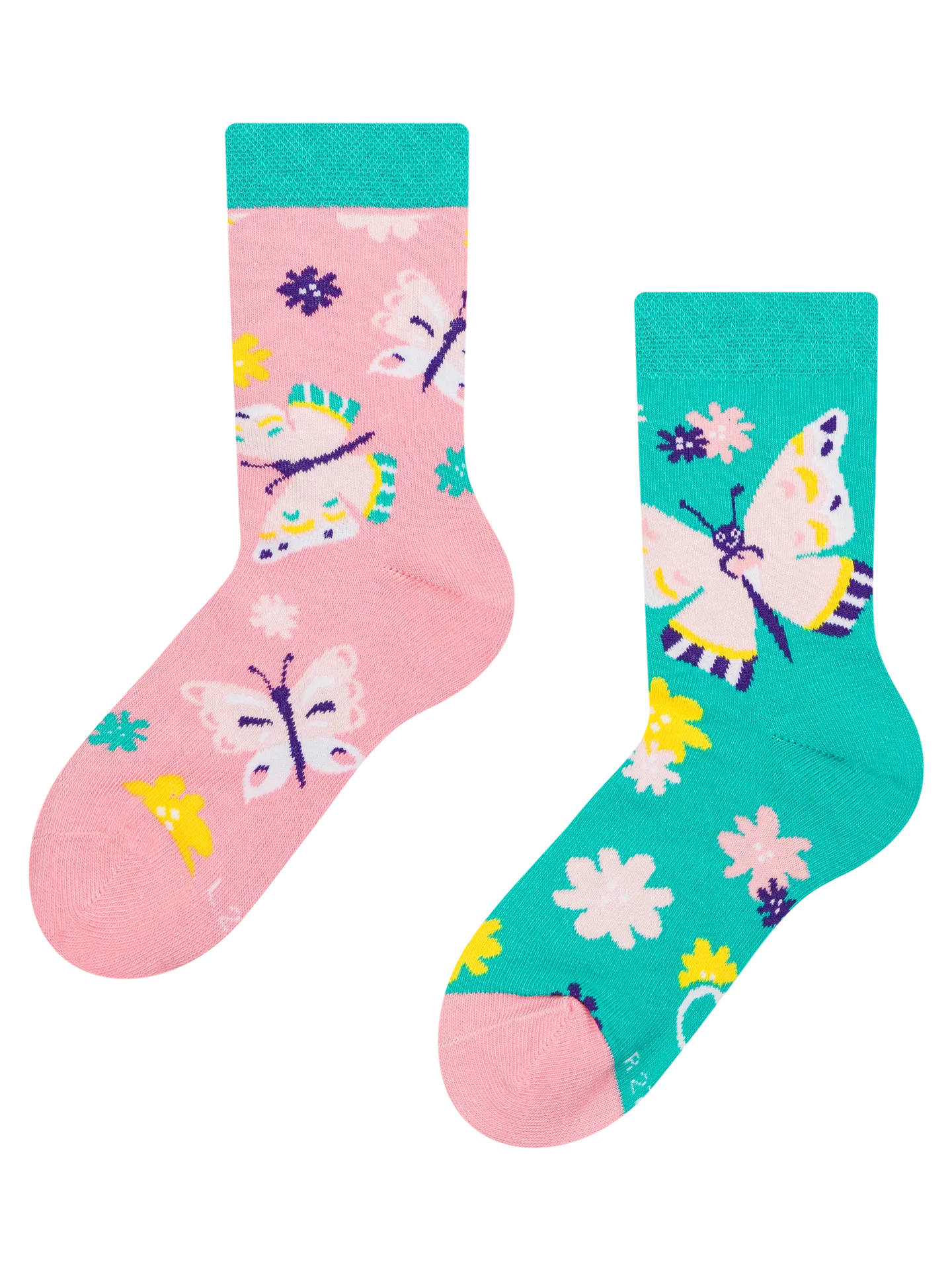 Lustige Kindersocken Süße Schmetterlinge