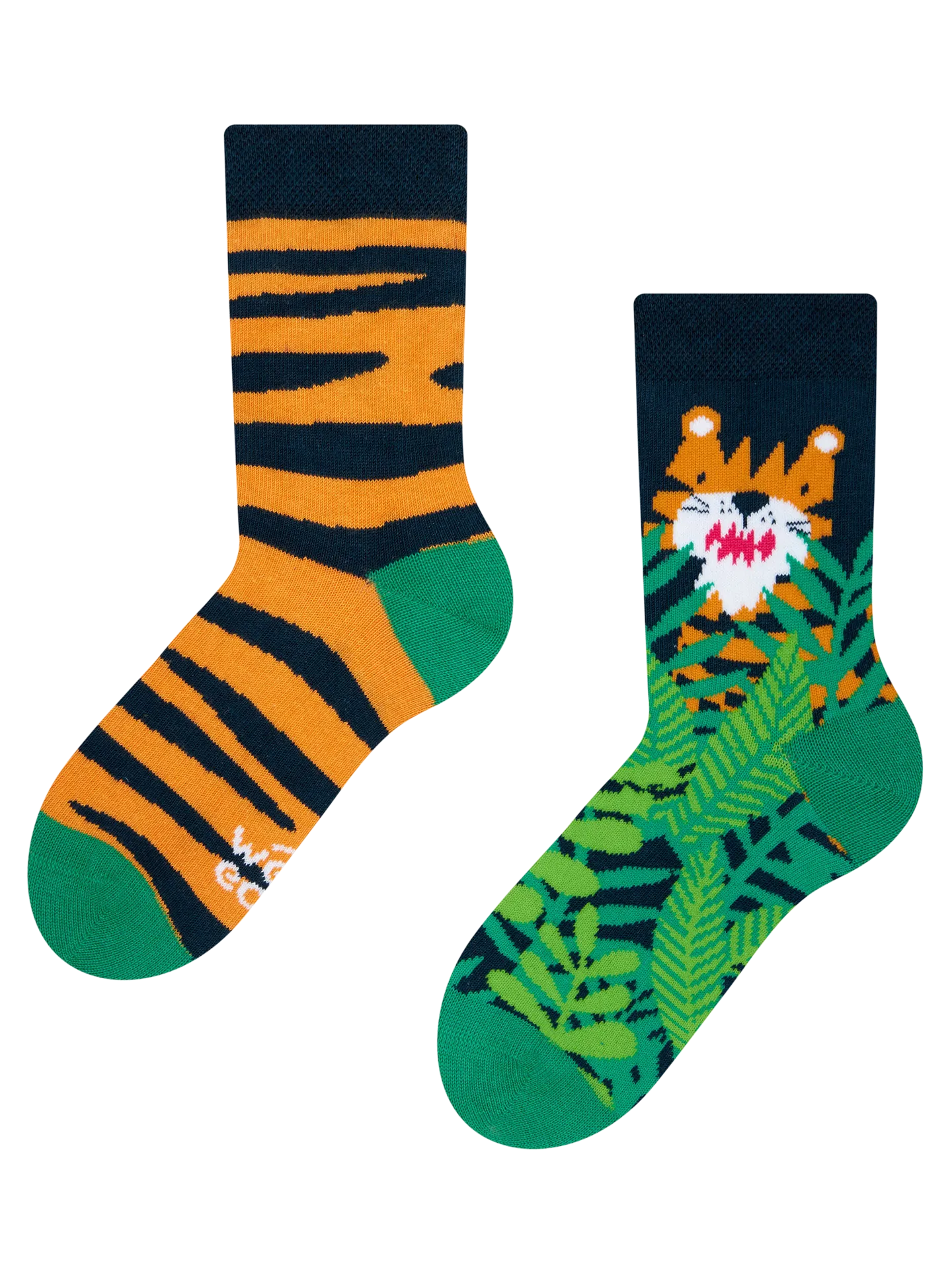 Lustige Kindersocken Tiger