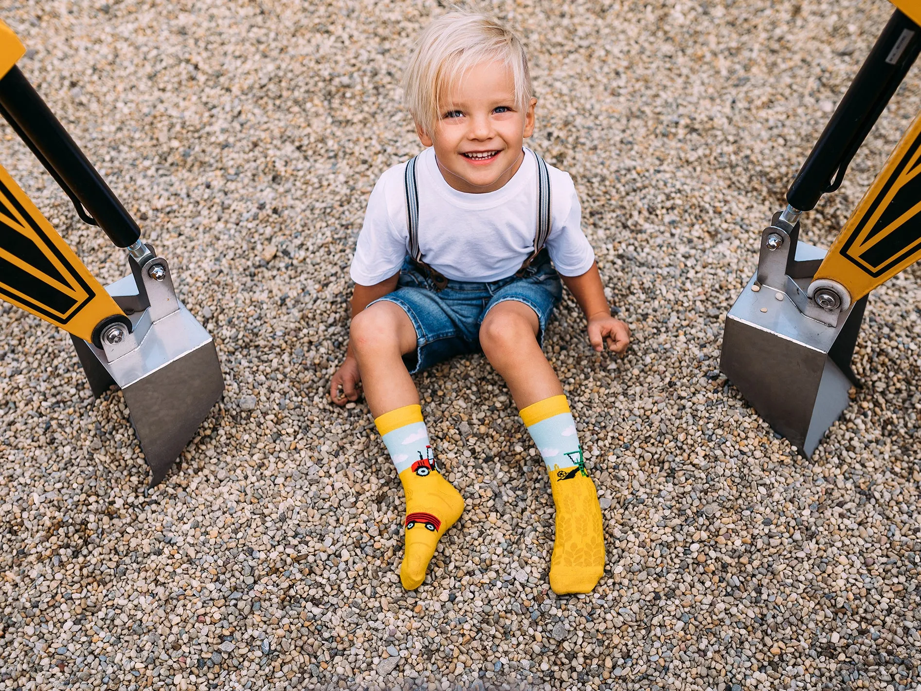 Lustige Kindersocken Traktor - Image 4