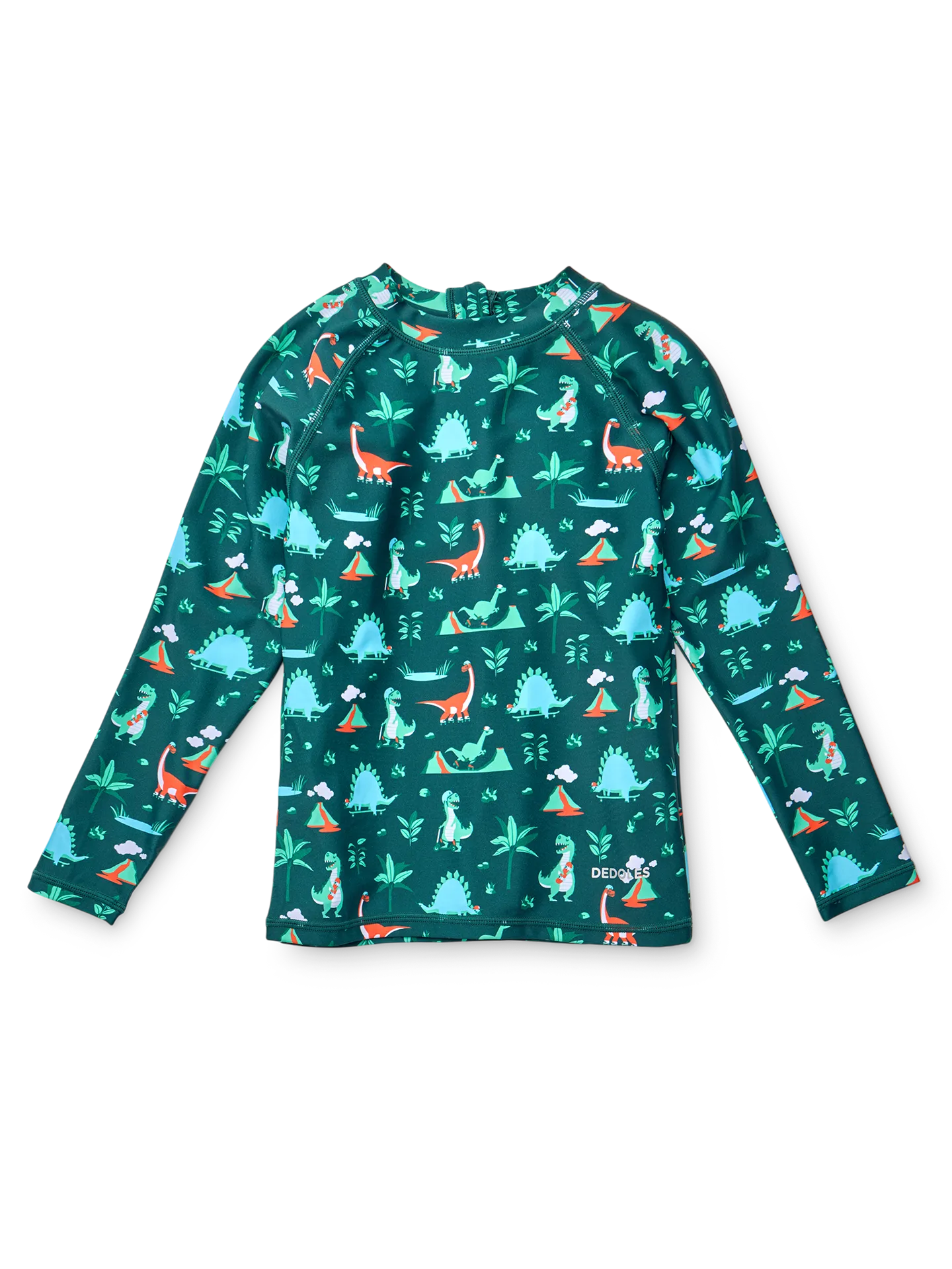 UV-Schutz-Schwimmshirt für Kinder Dino-Skatepark