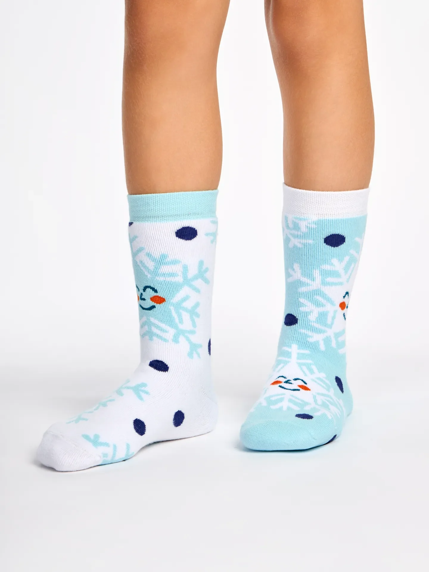 Lustige warme Socken für Kinder Glückliche Schneeflocken - Image 2