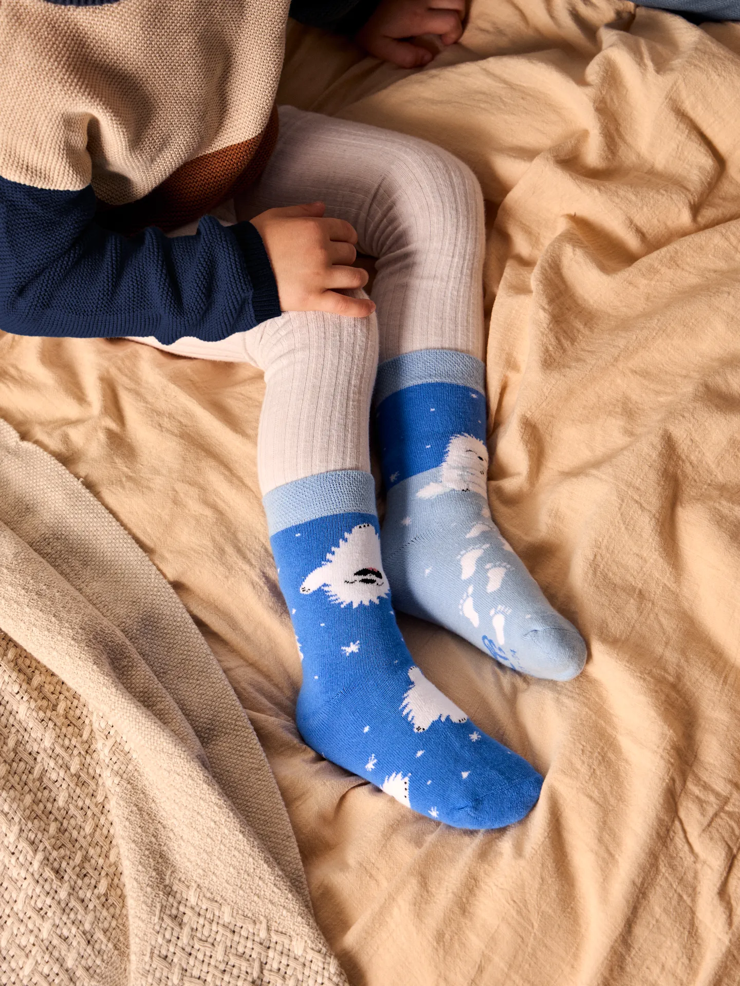 Lustige warme Socken für Kinder Kleiner Yeti - Image 4