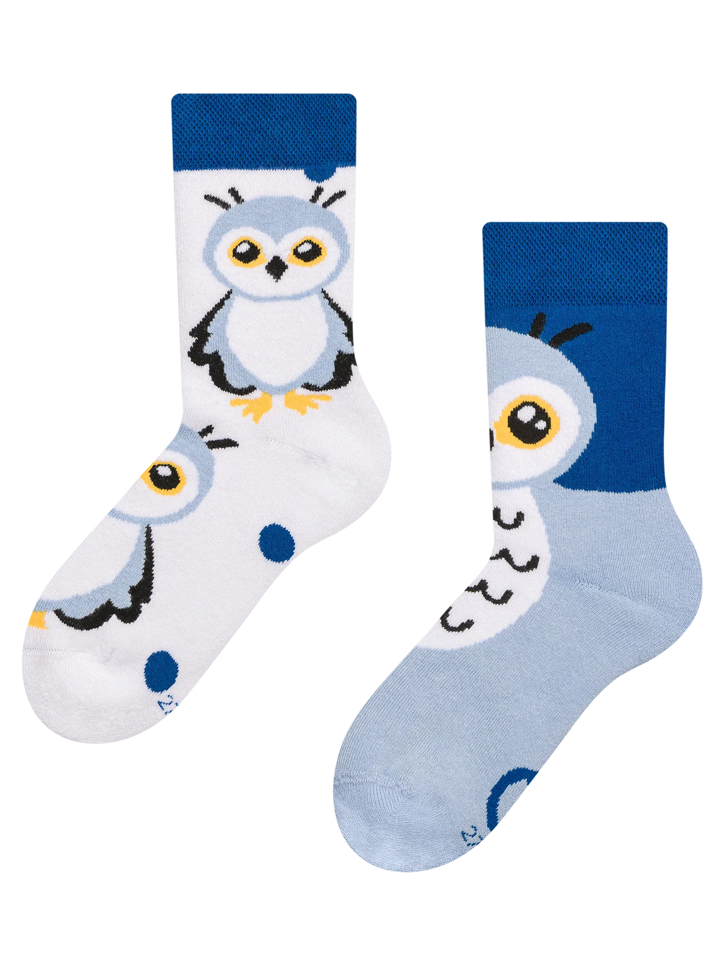 Lustige warme Socken für Kinder Schneeeule