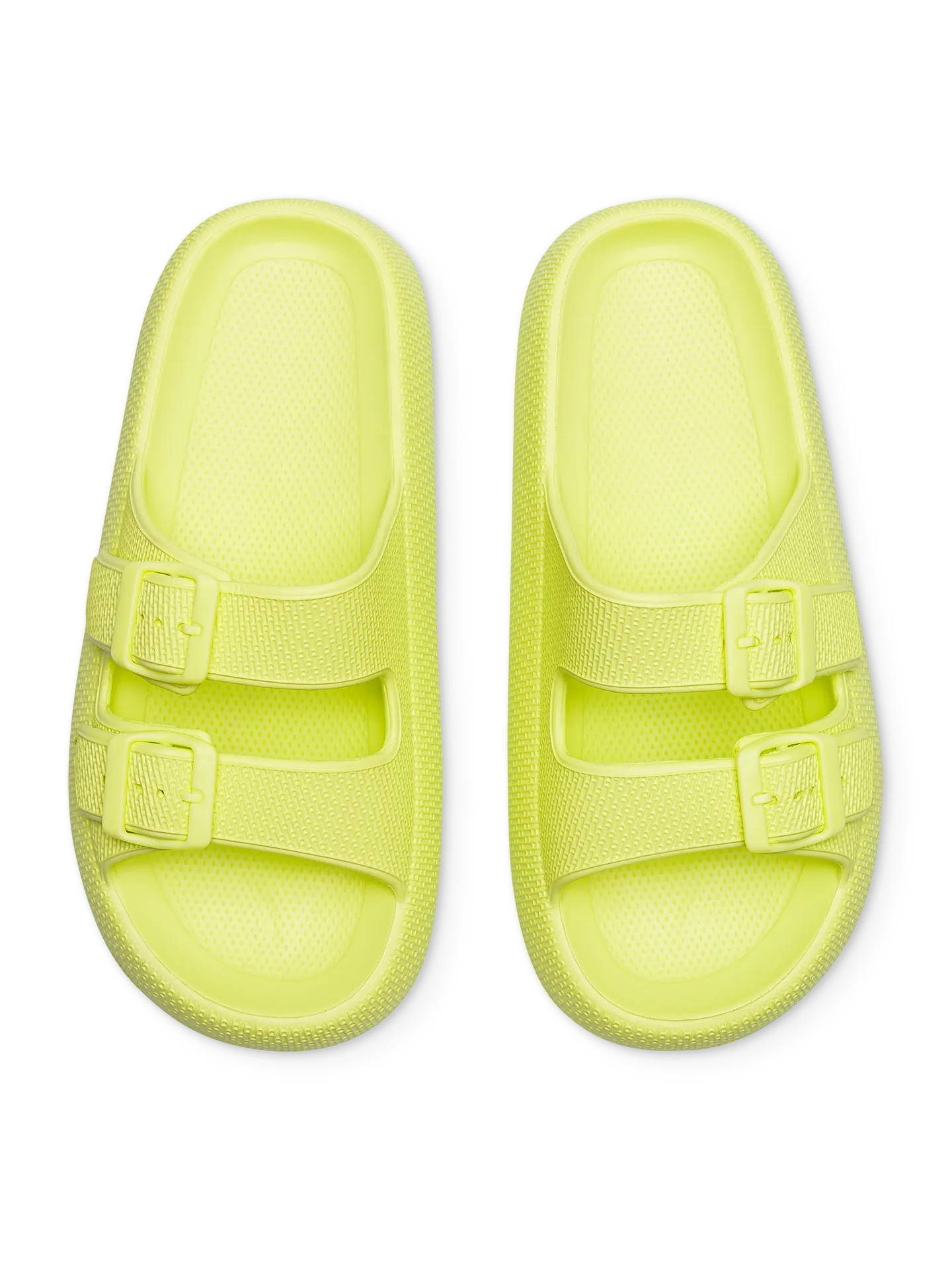 Helles Limettengrün Plateausandalen für Frauen