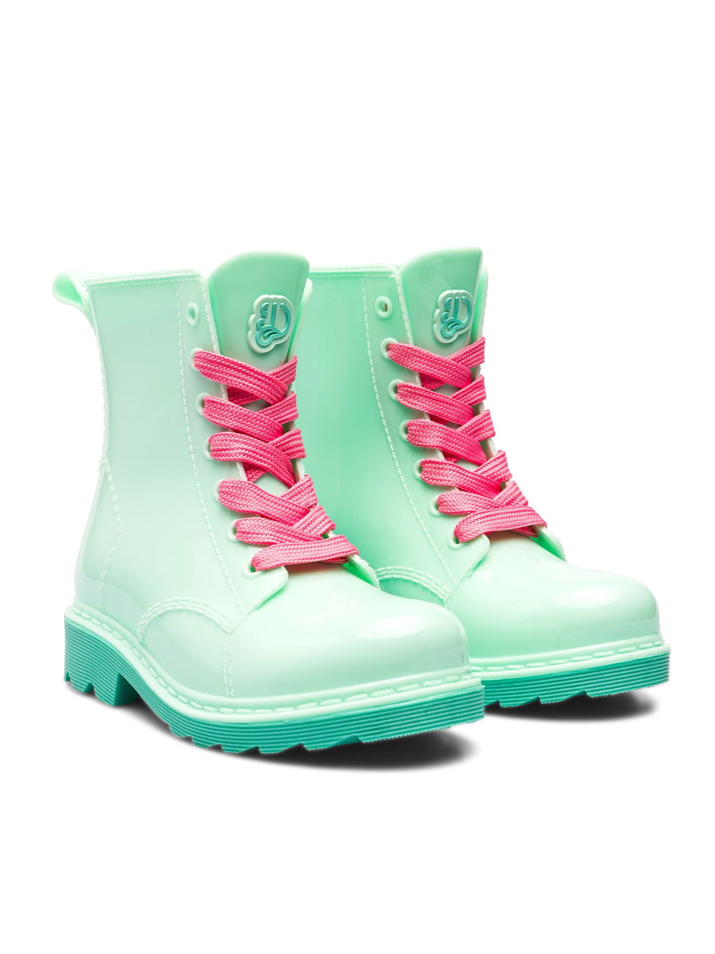 Helle Minze Regenstiefel für Kinder