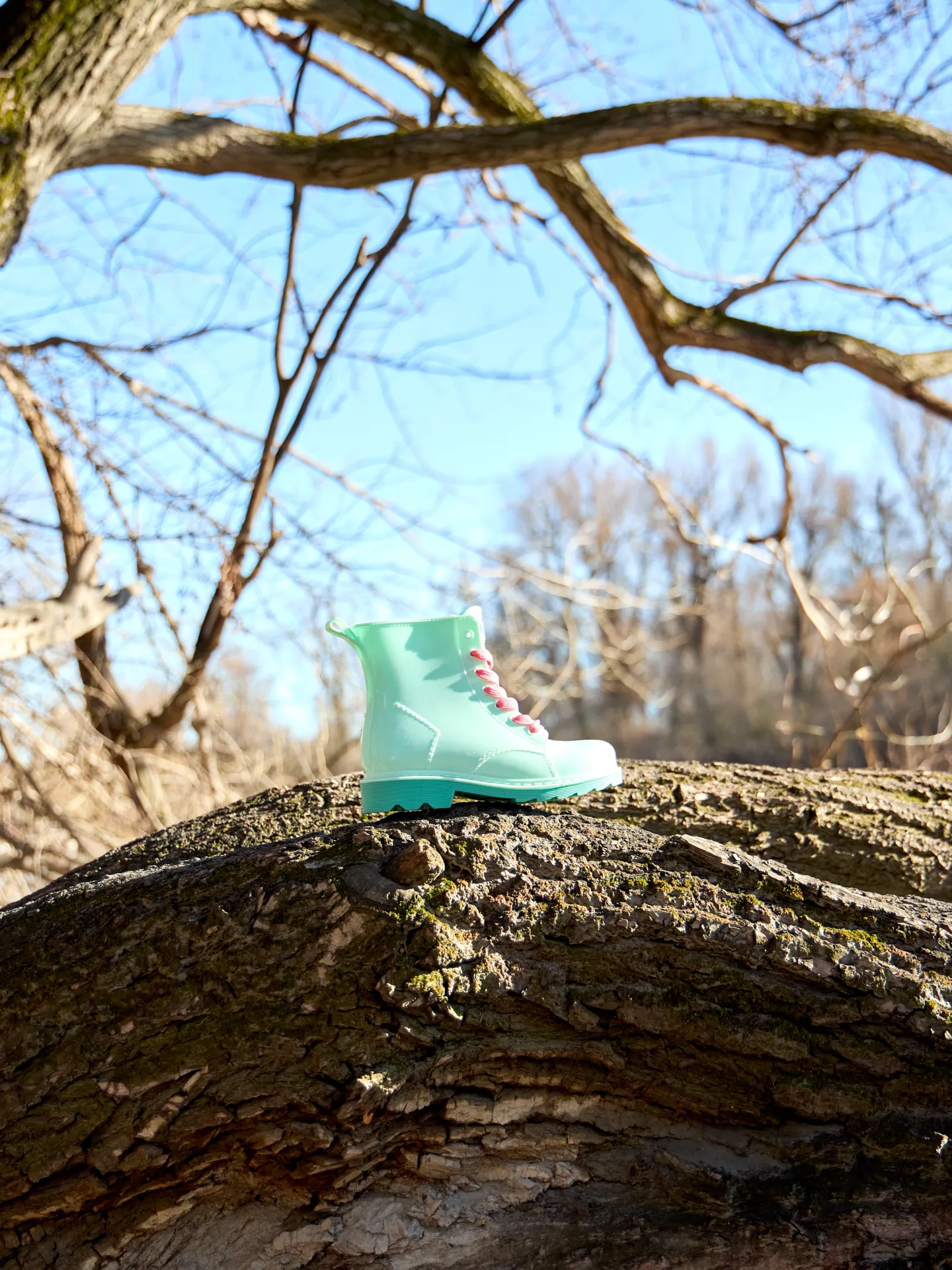 Helle Minze Regenstiefel für Kinder - Image 5