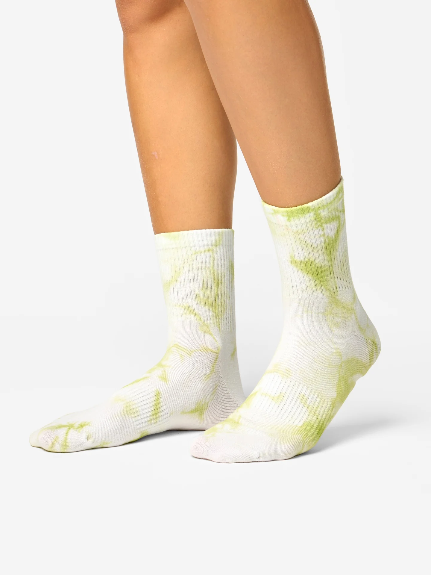 Limette Crewsocken mit Tie-Dye-Effekt - Image 5