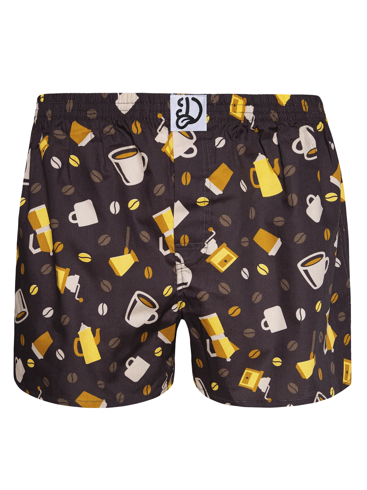 Lustige Shorts für Männer Kaffeebohnen