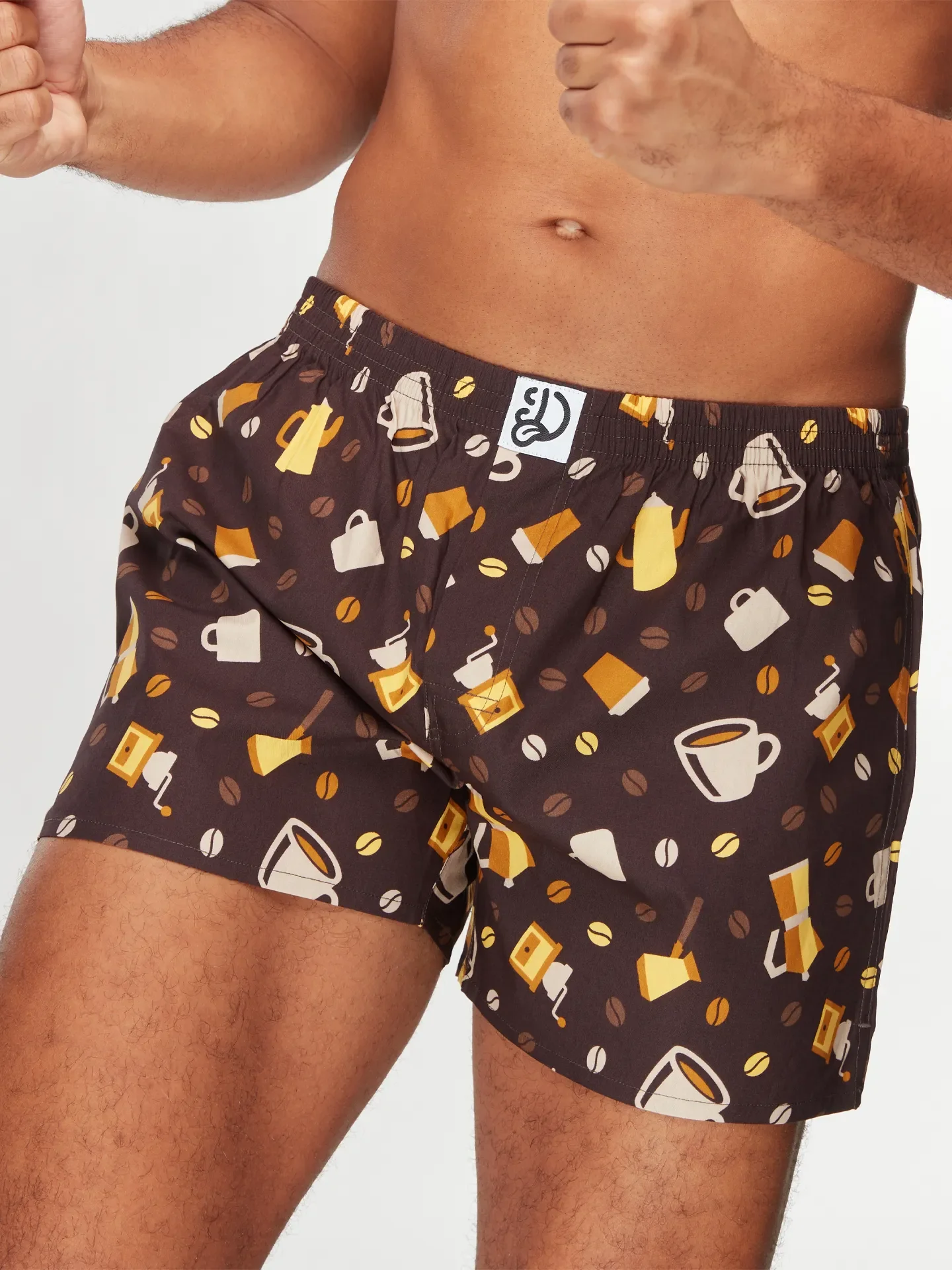 Lustige Shorts für Männer Kaffeebohnen - Image 4