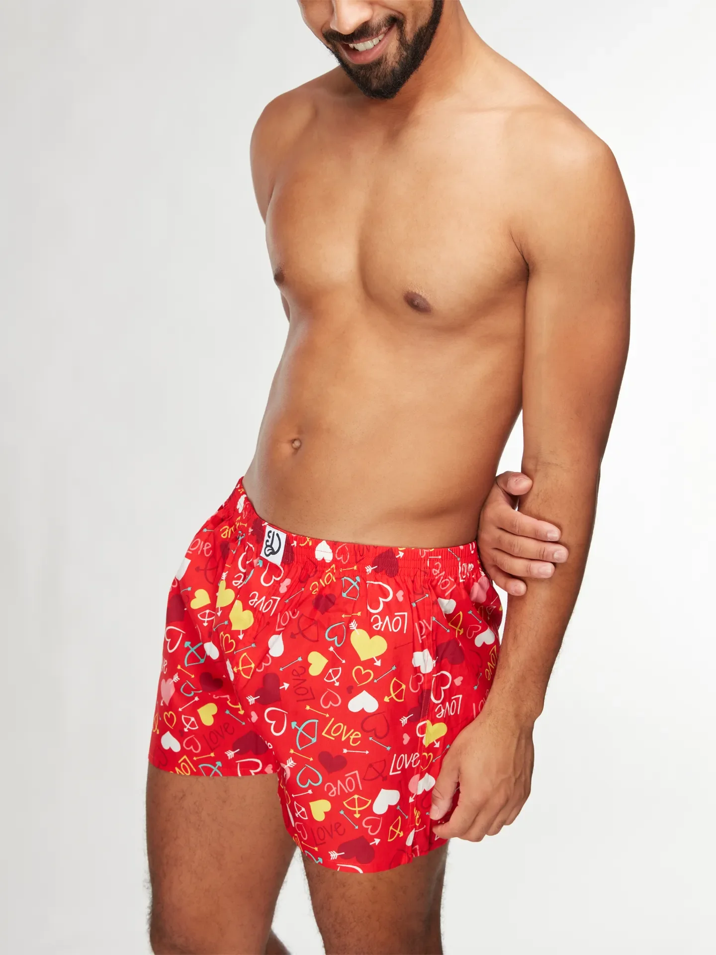 Lustige Shorts für Männer Herzen - Image 3