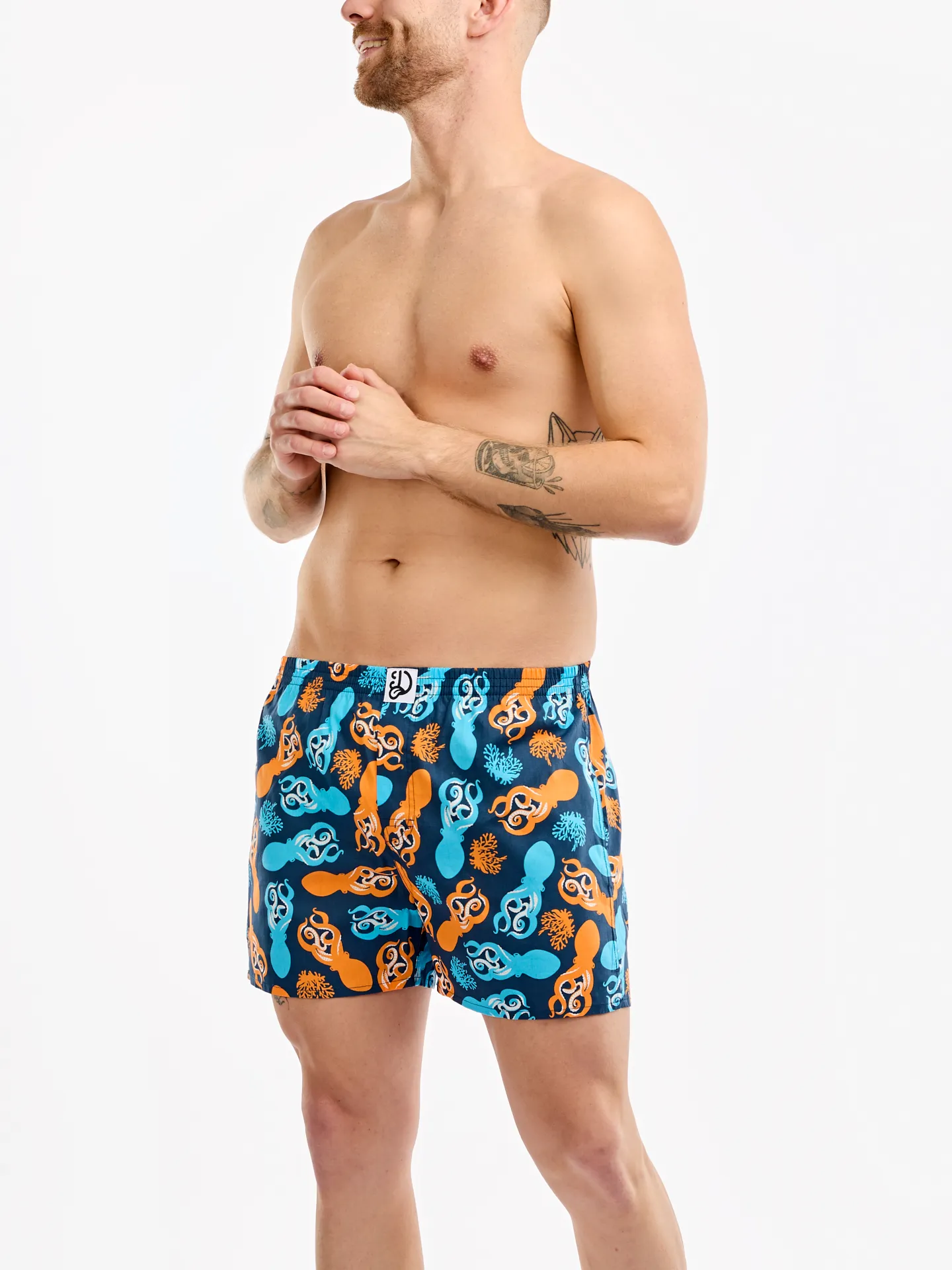 Shorts für Männer Tintenfisch - Image 3