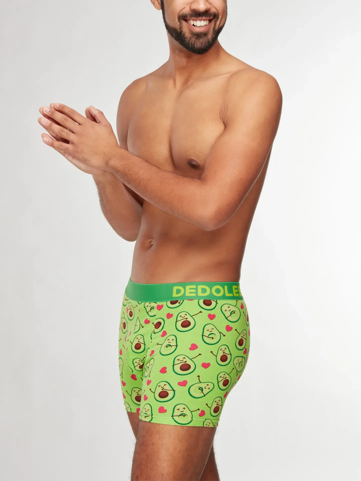 Lustige Boxershorts für Männer Avocado-Liebe - Image 3