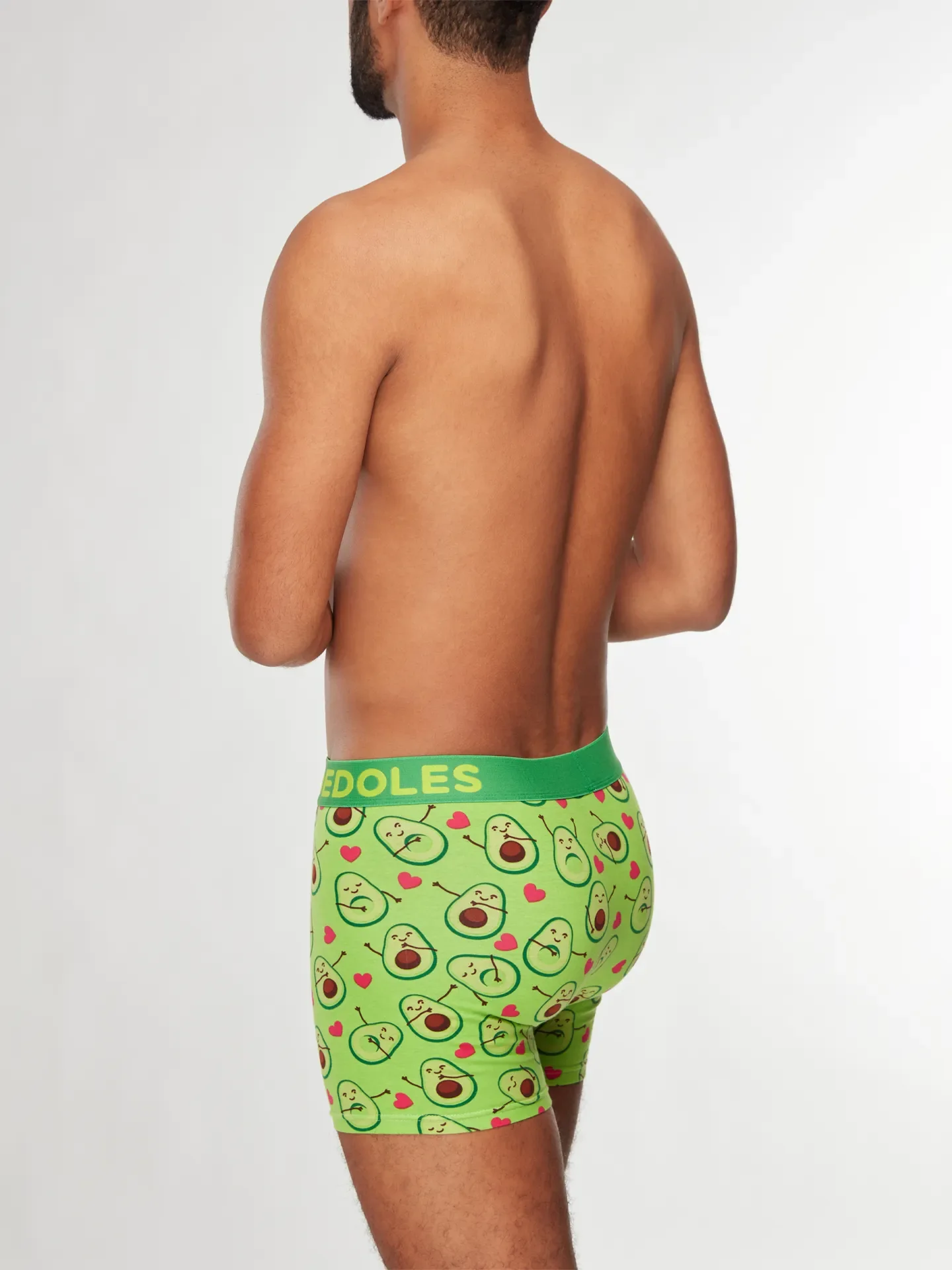 Lustige Boxershorts für Männer Avocado-Liebe - Image 4