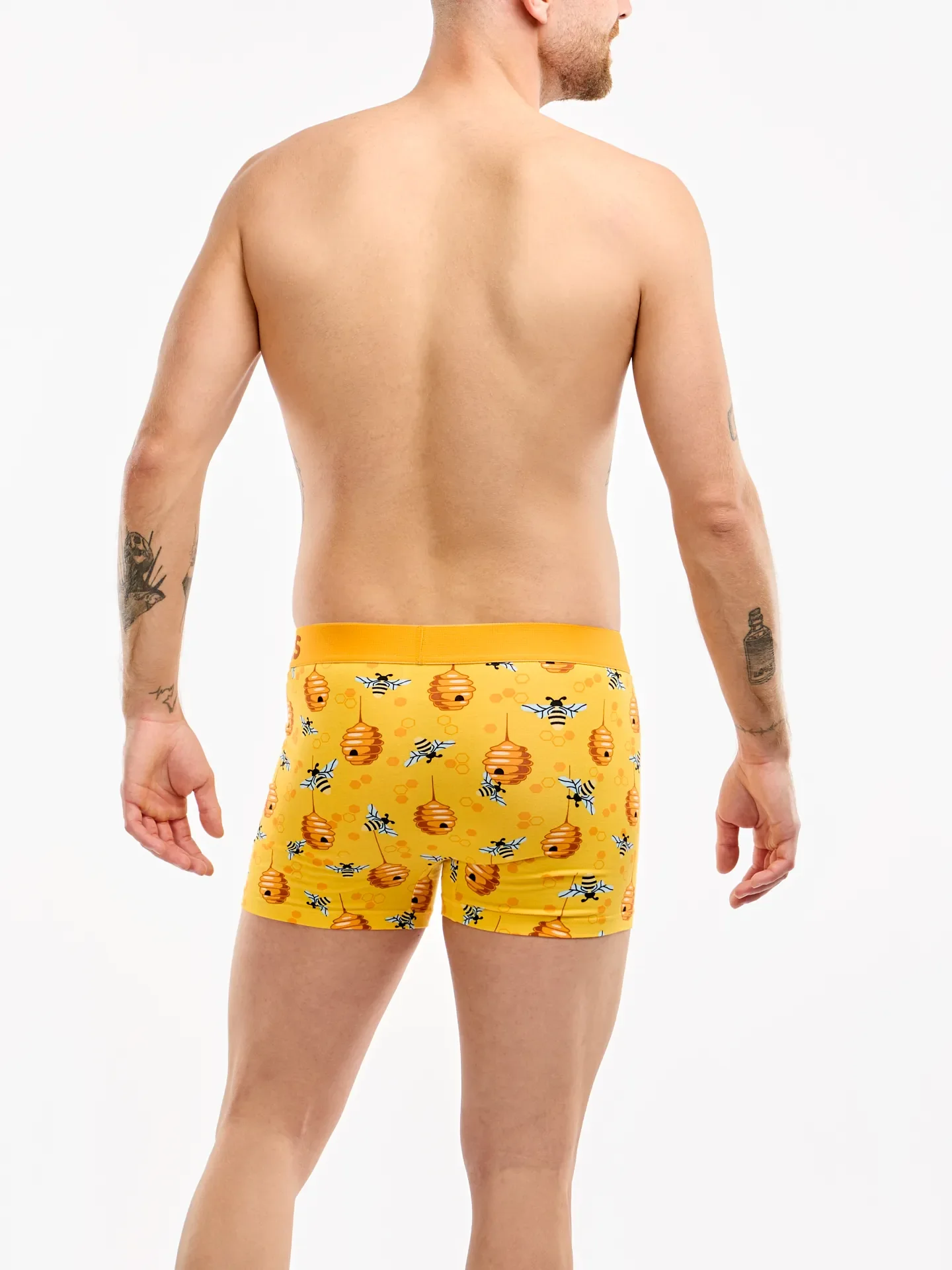 Lustige Boxershorts für Männer Fleißige Bienen - Image 4