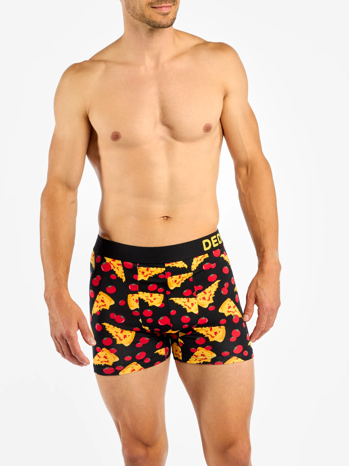 Lustige Boxershorts für Männer Käsepizza - Image 3