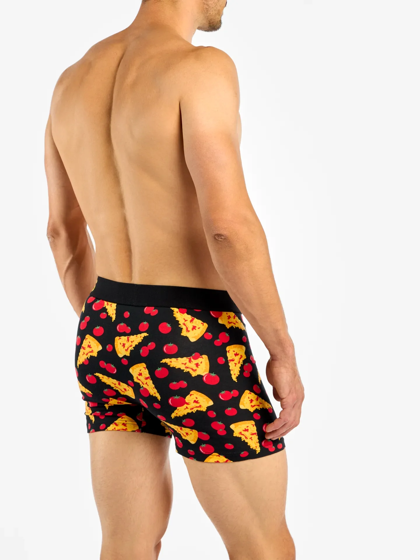Lustige Boxershorts für Männer Käsepizza - Image 4