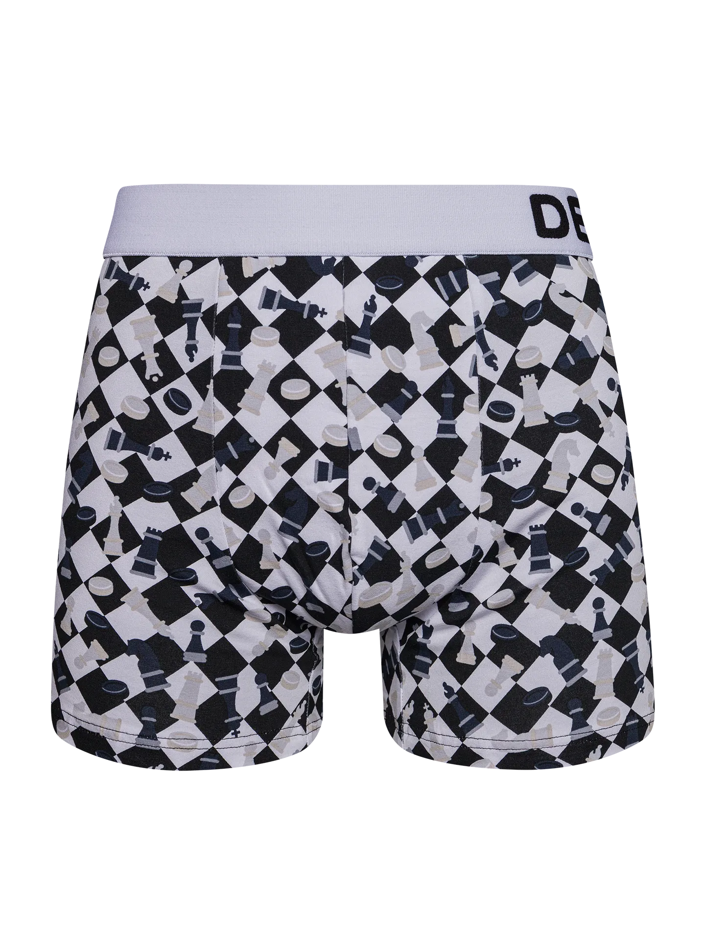 Lustige Boxershorts für Männer Schach und Dame