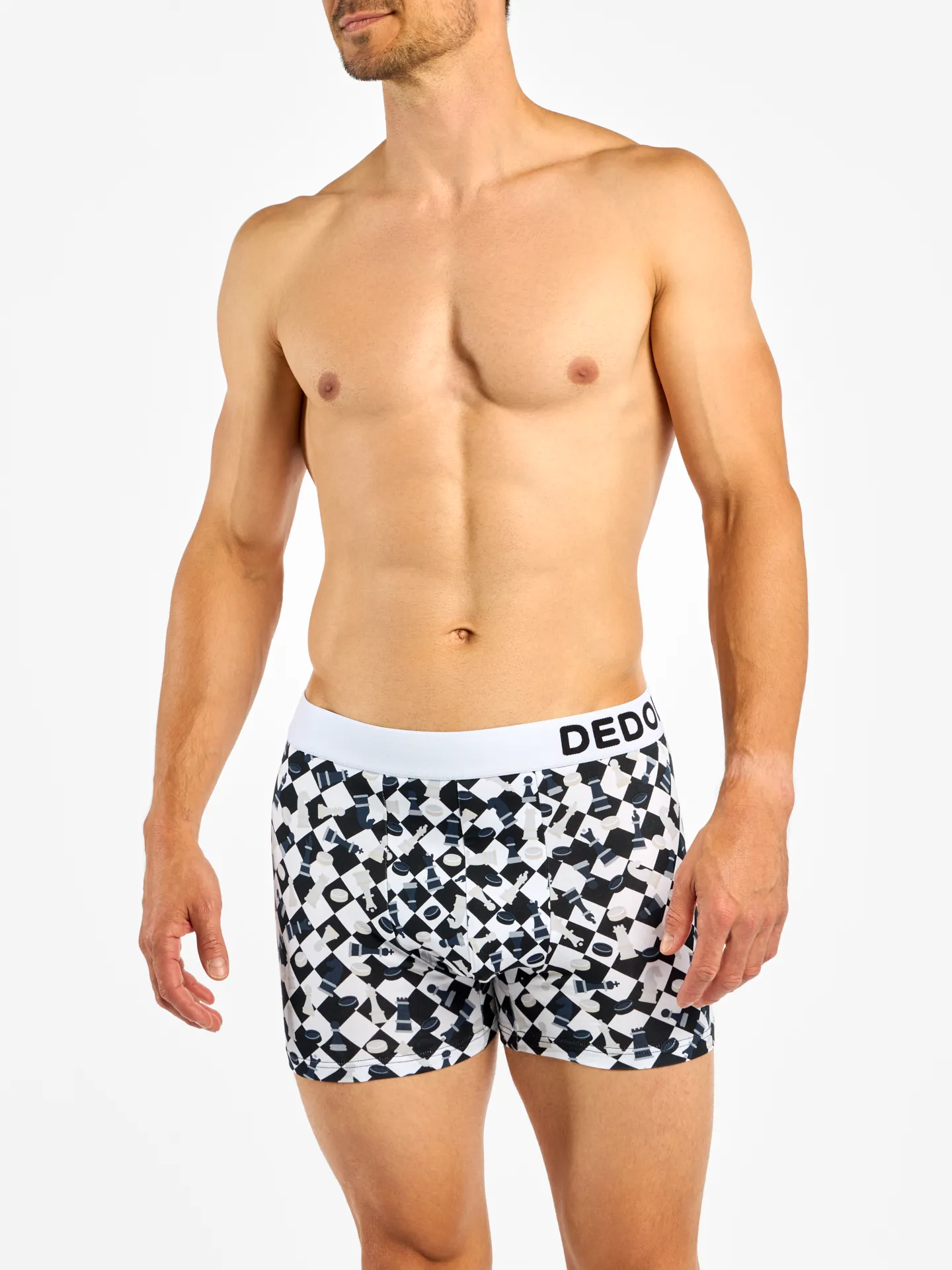 Lustige Boxershorts für Männer Schach und Dame - Image 3