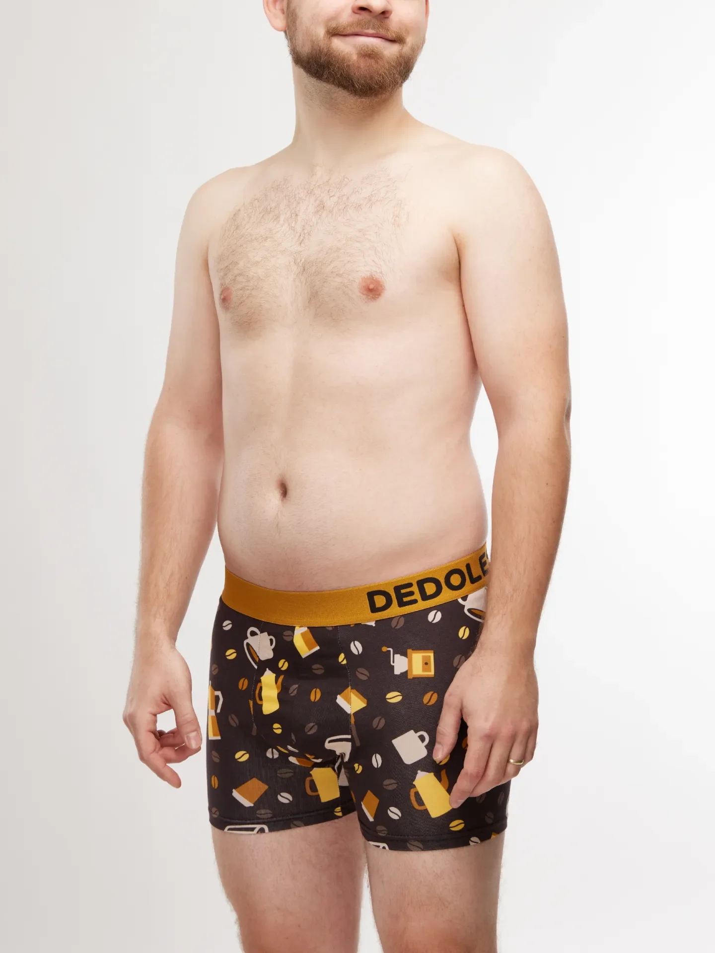 Lustige Boxershorts für Männer Kaffeebohnen - Image 3