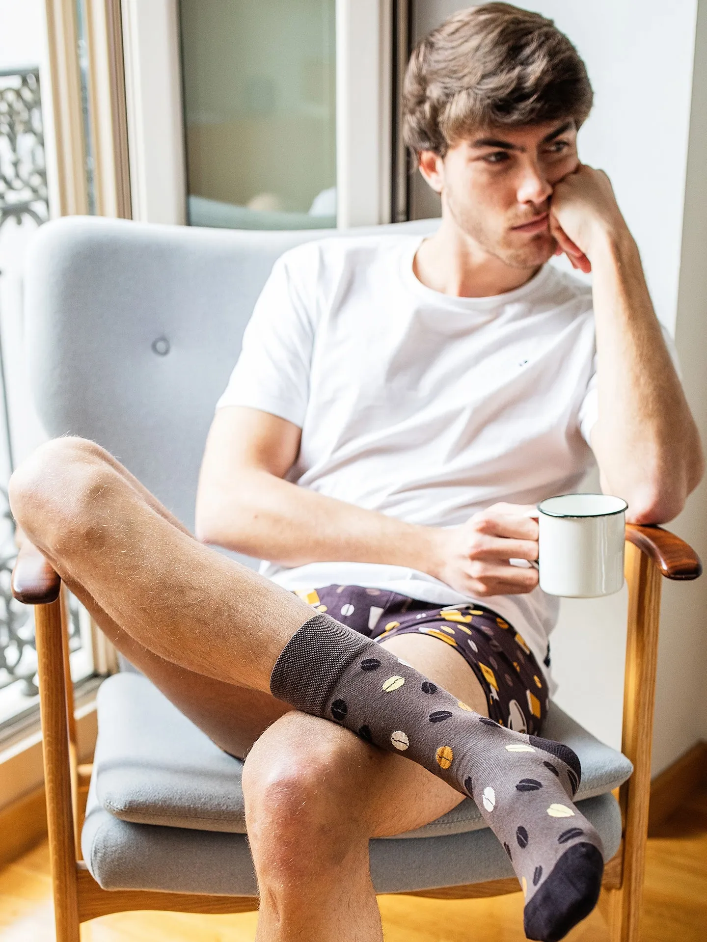 Lustige Boxershorts für Männer Kaffeebohnen - Image 7