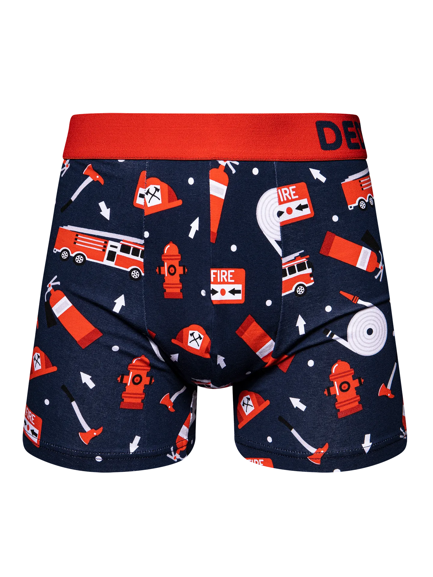 Lustige Boxershorts für Männer Feuerwehrmann
