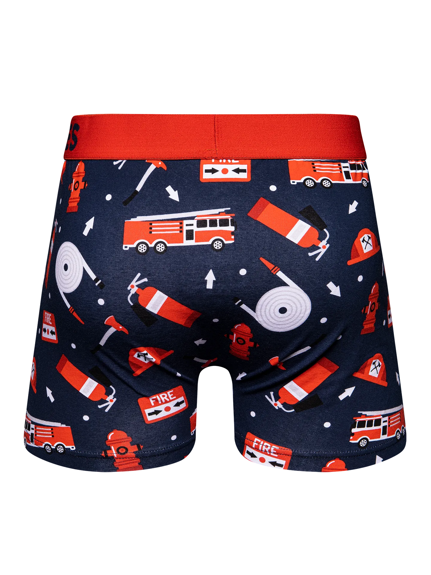 Lustige Boxershorts für Männer Feuerwehrmann - Image 2