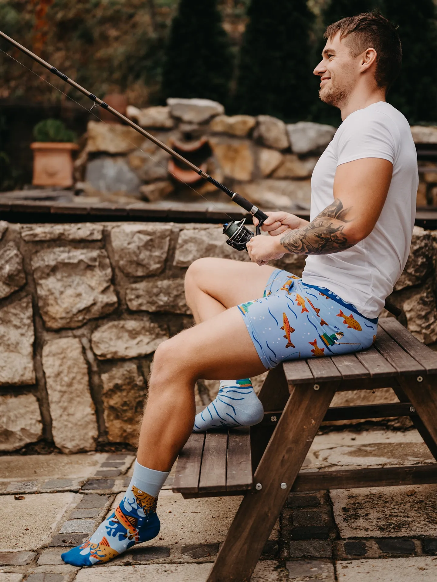Lustige Boxershorts für Männer Fischerei - Image 7