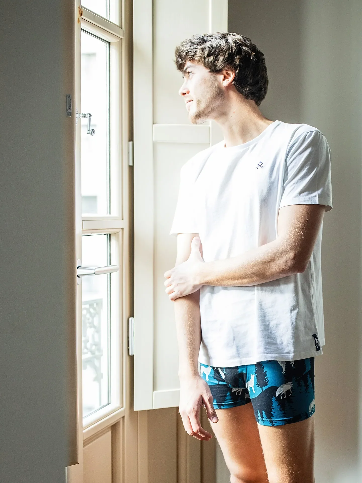 Lustige Boxershorts für Männer Mondwolf - Image 5