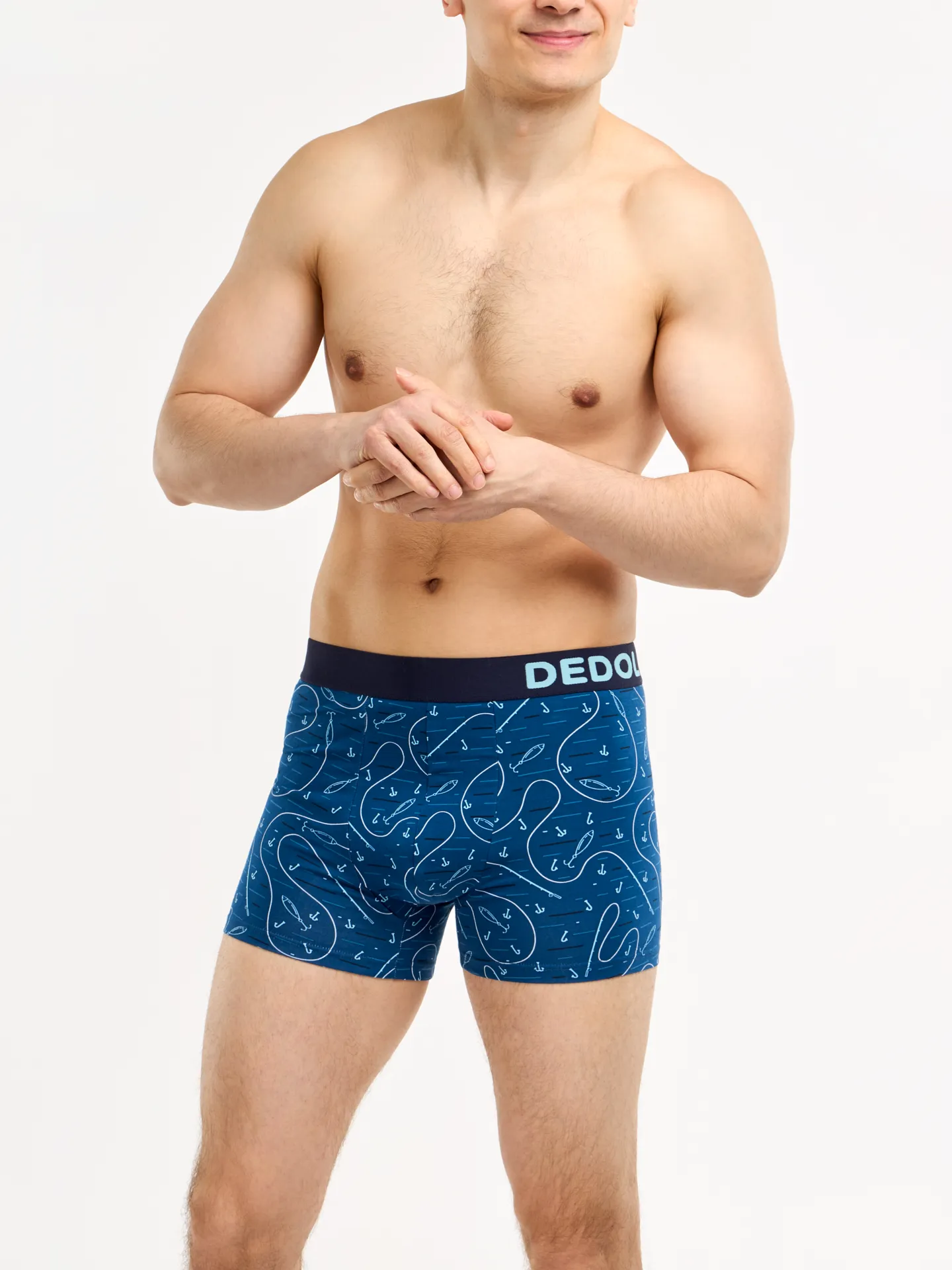 Lustige Boxershorts für Männer Nachtfischer - Image 3
