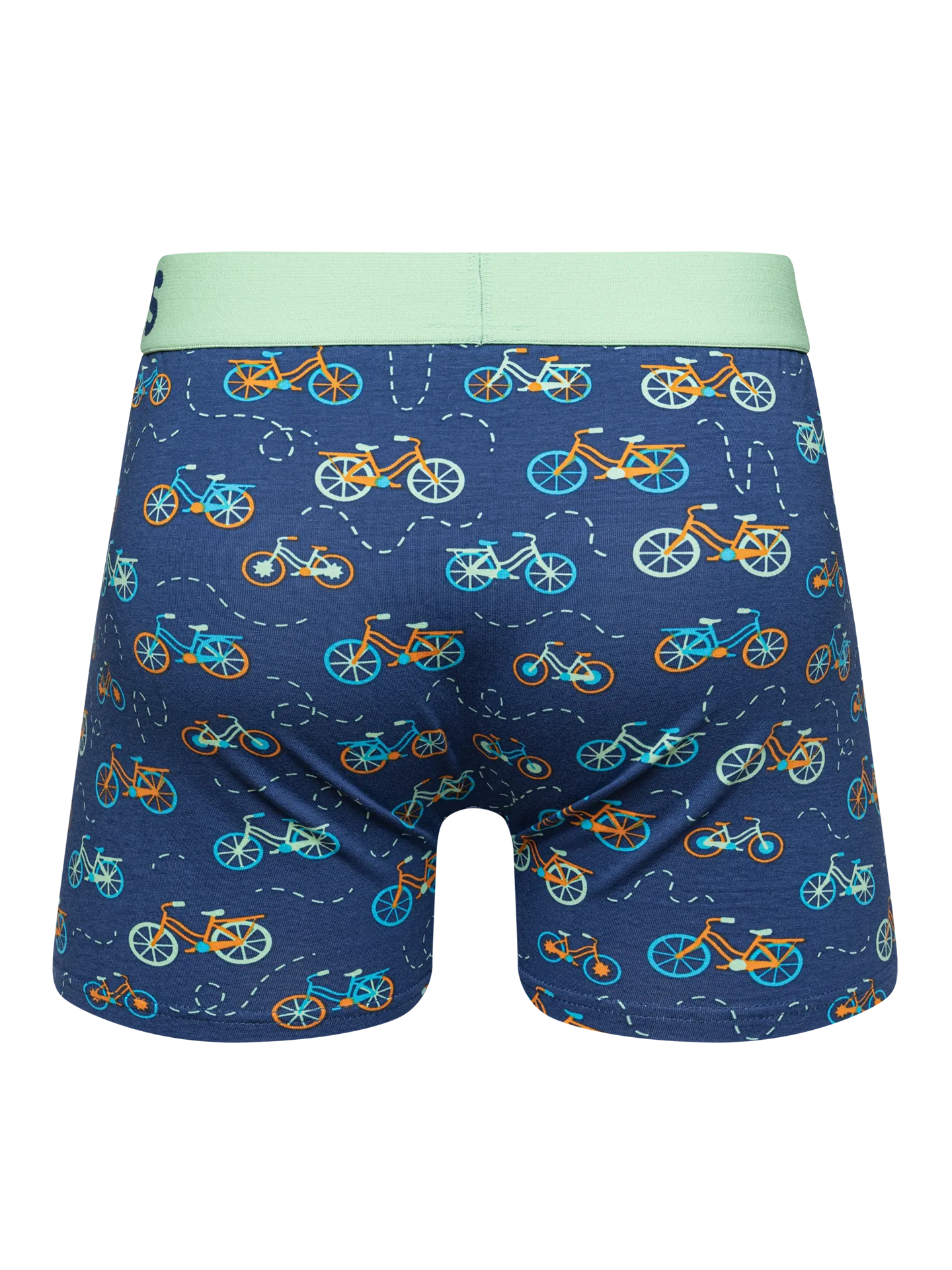 Lustige Boxershorts für Männer Oranges Fahrrad - Image 2