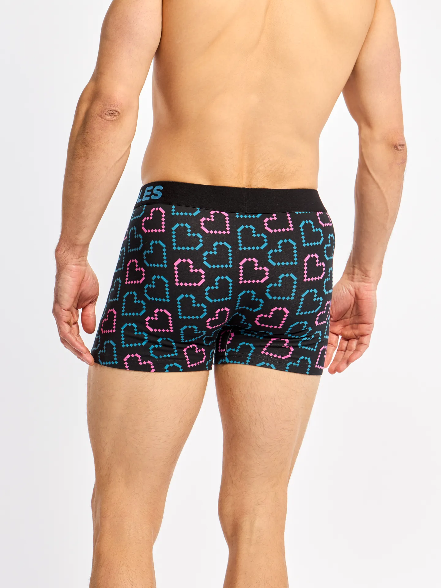 Lustige Boxershorts für Männer Pixelherzen - Image 4