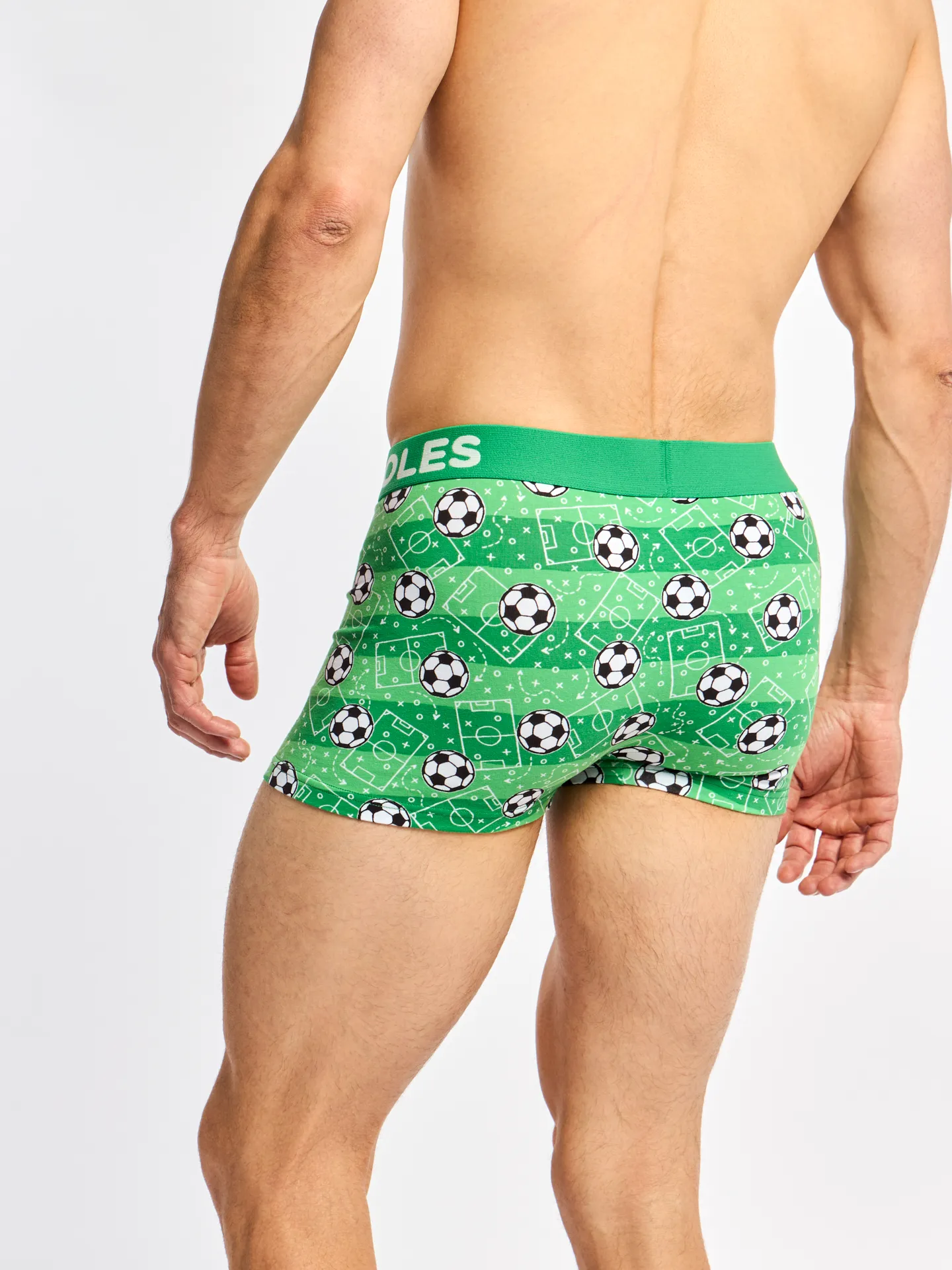 Gekürzte Boxershorts für Männer Fußballplatz - Image 3