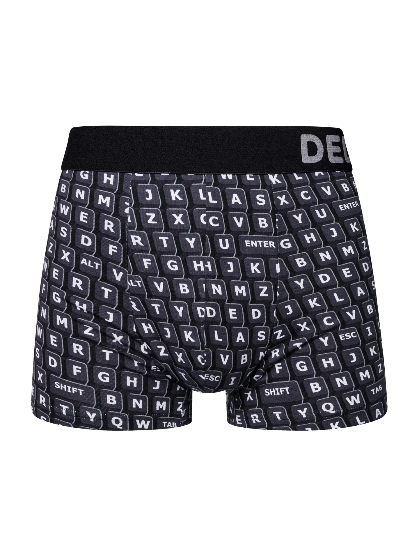 Gekürzte Boxershorts für Männer Tastatur