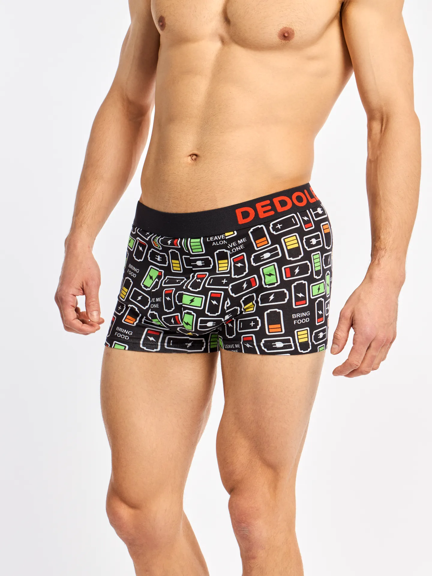 Gekürzte Boxershorts für Männer Soziales Aufladen - Image 3