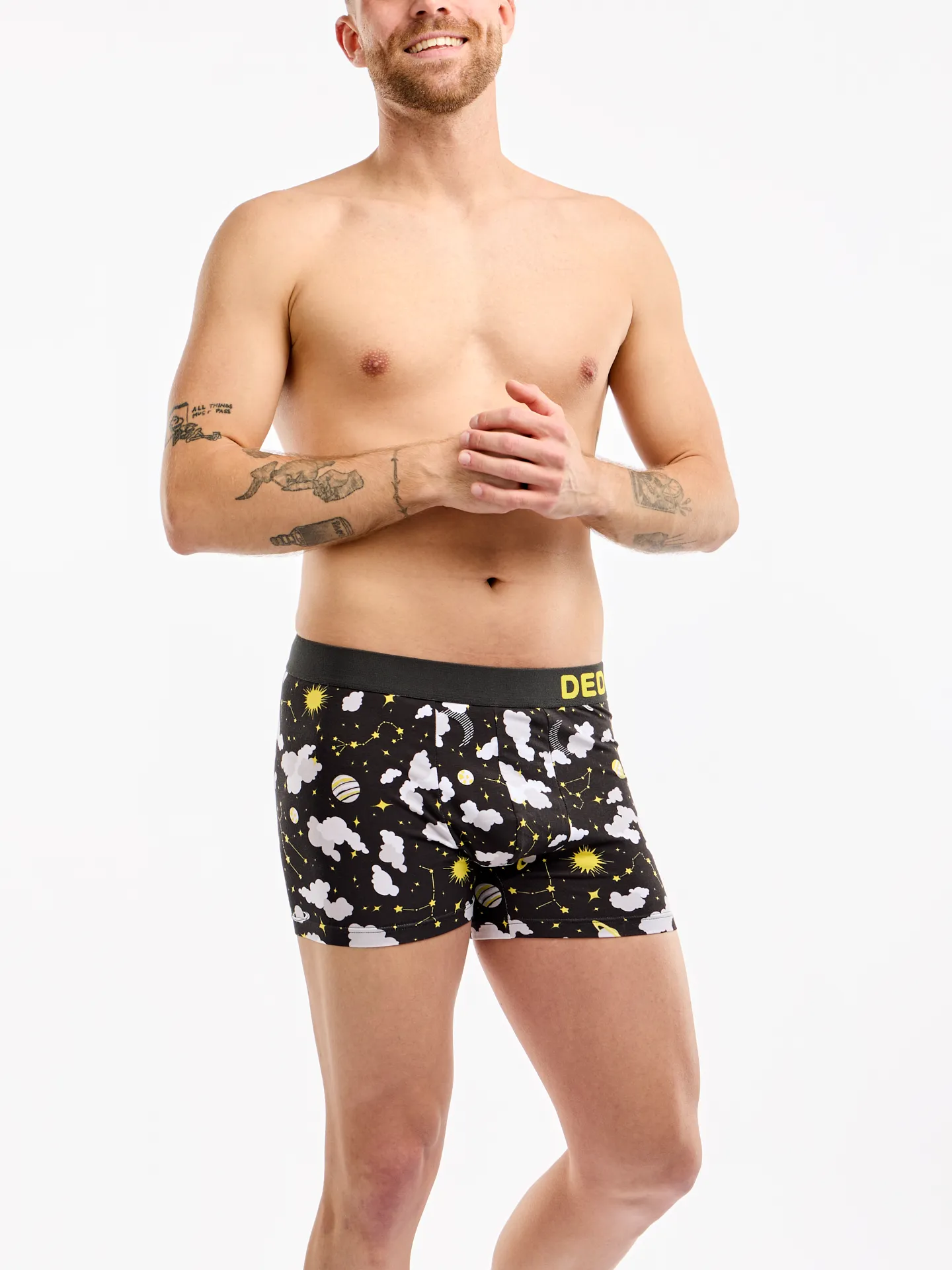 Lustige Boxershorts für Männer Sternenhimmel - Image 3