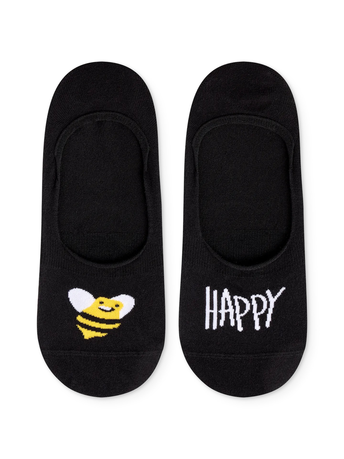Lustige No-Show-Socken Be Happy
