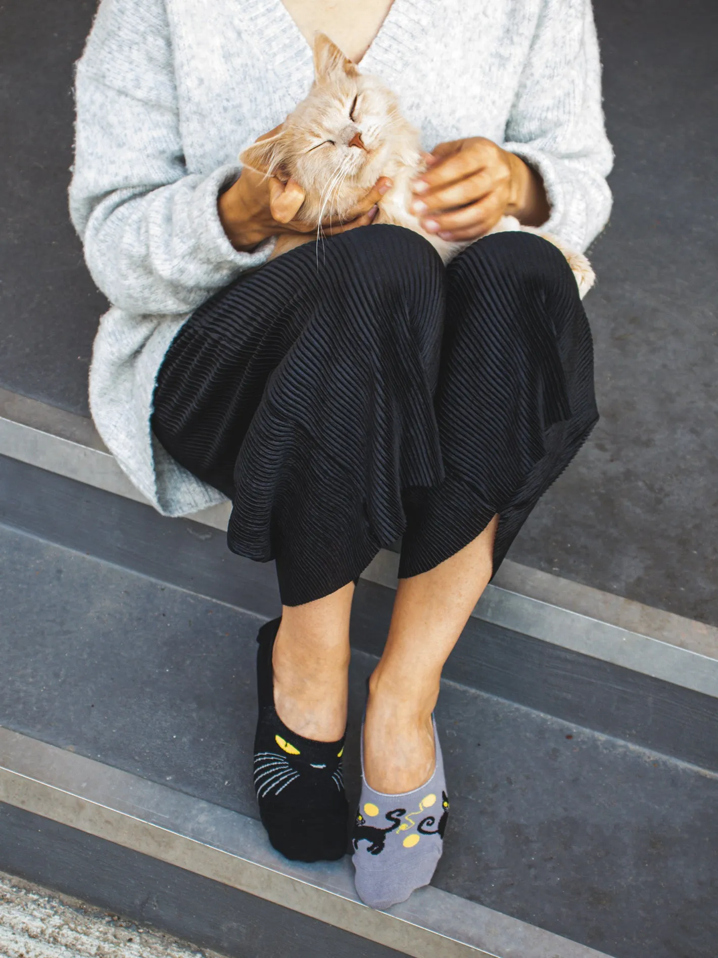 Lustige No-Show-Socken Katzenaugen - Image 4