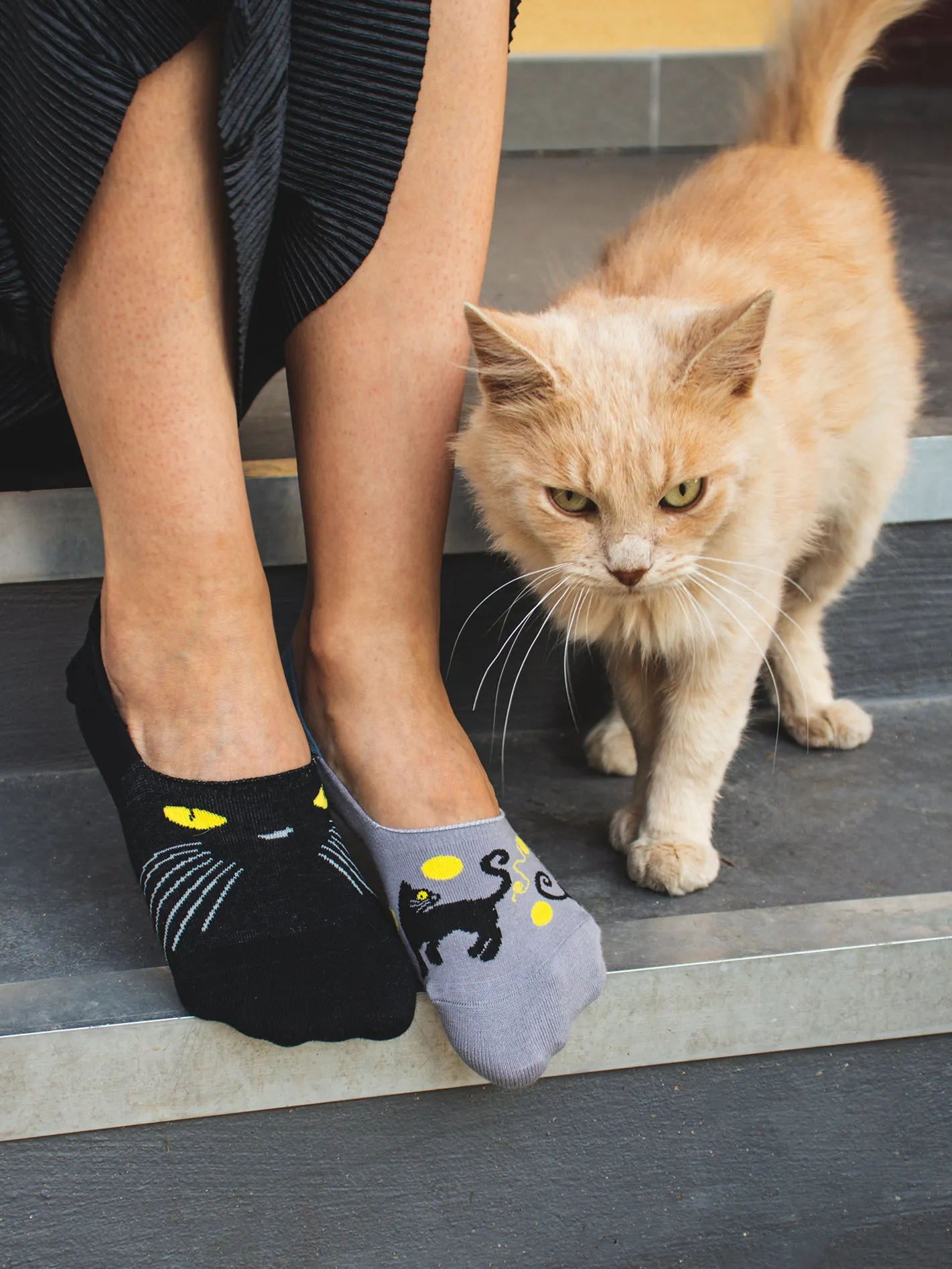 Lustige No-Show-Socken Katzenaugen - Image 5