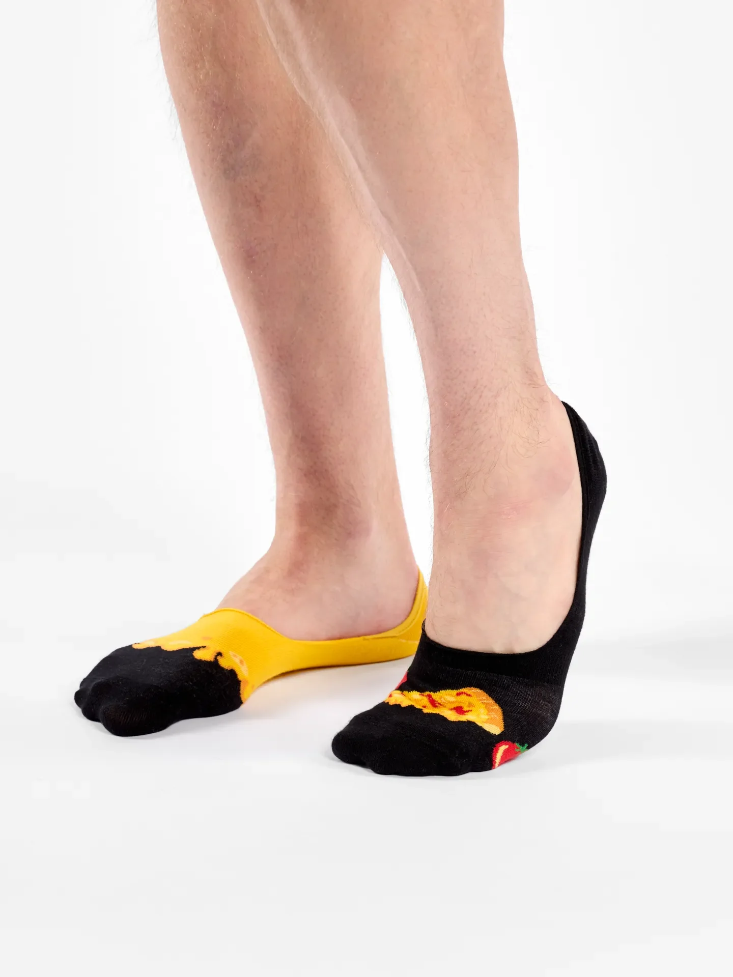Lustige No-Show-Socken Käsepizza - Image 2