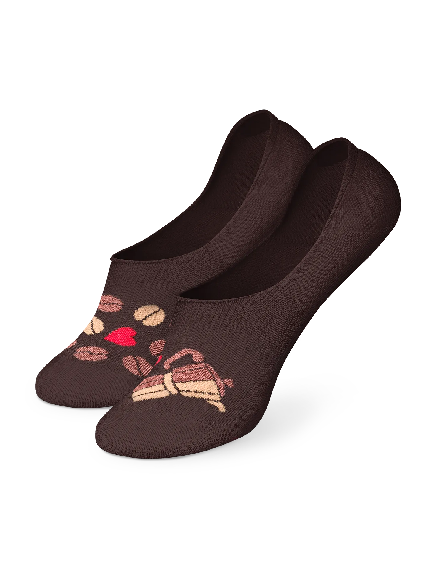Lustige No-Show-Socken Kaffeeliebe
