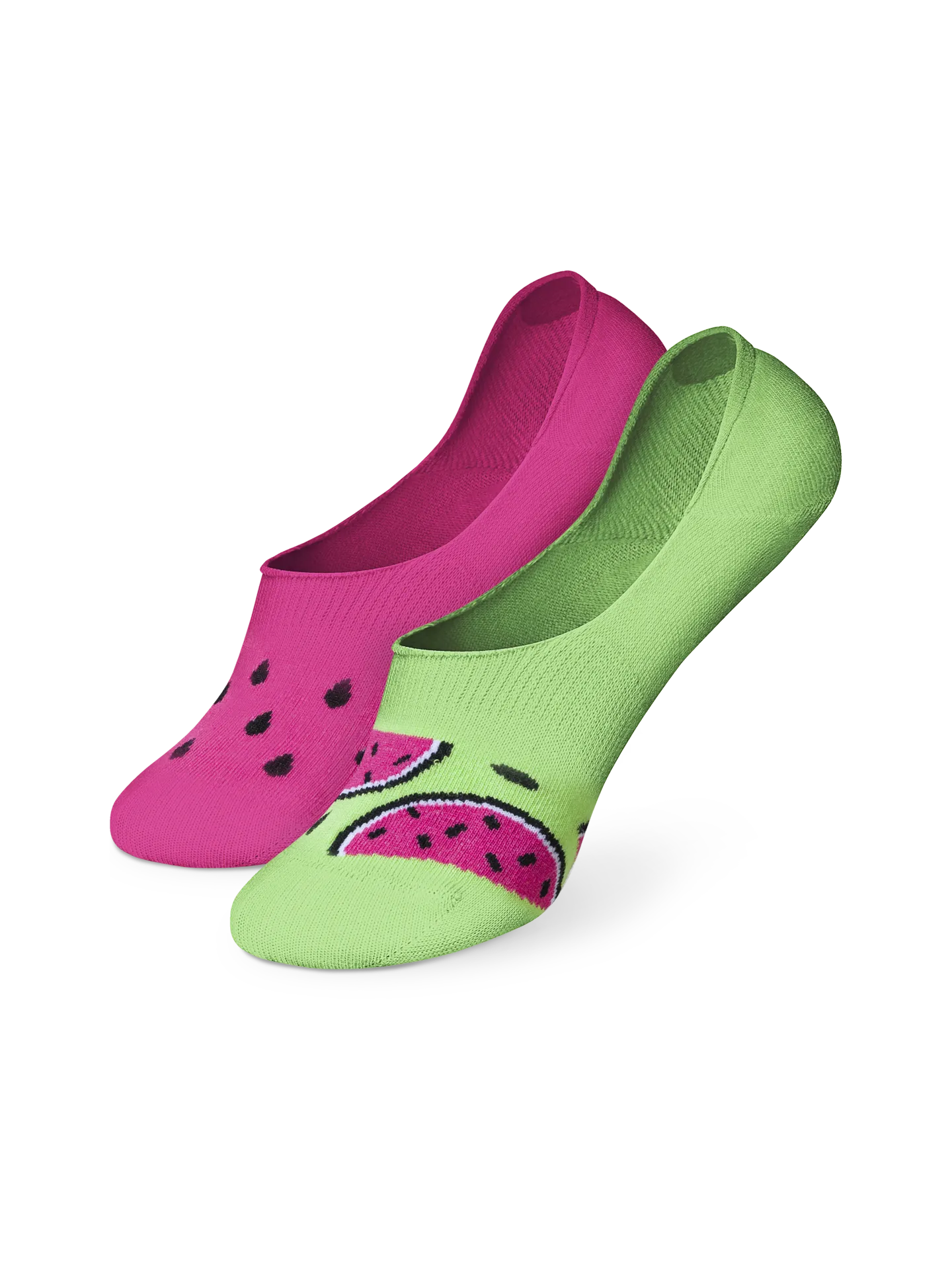 Lustige No-Show-Socken Saftige Wassermelone