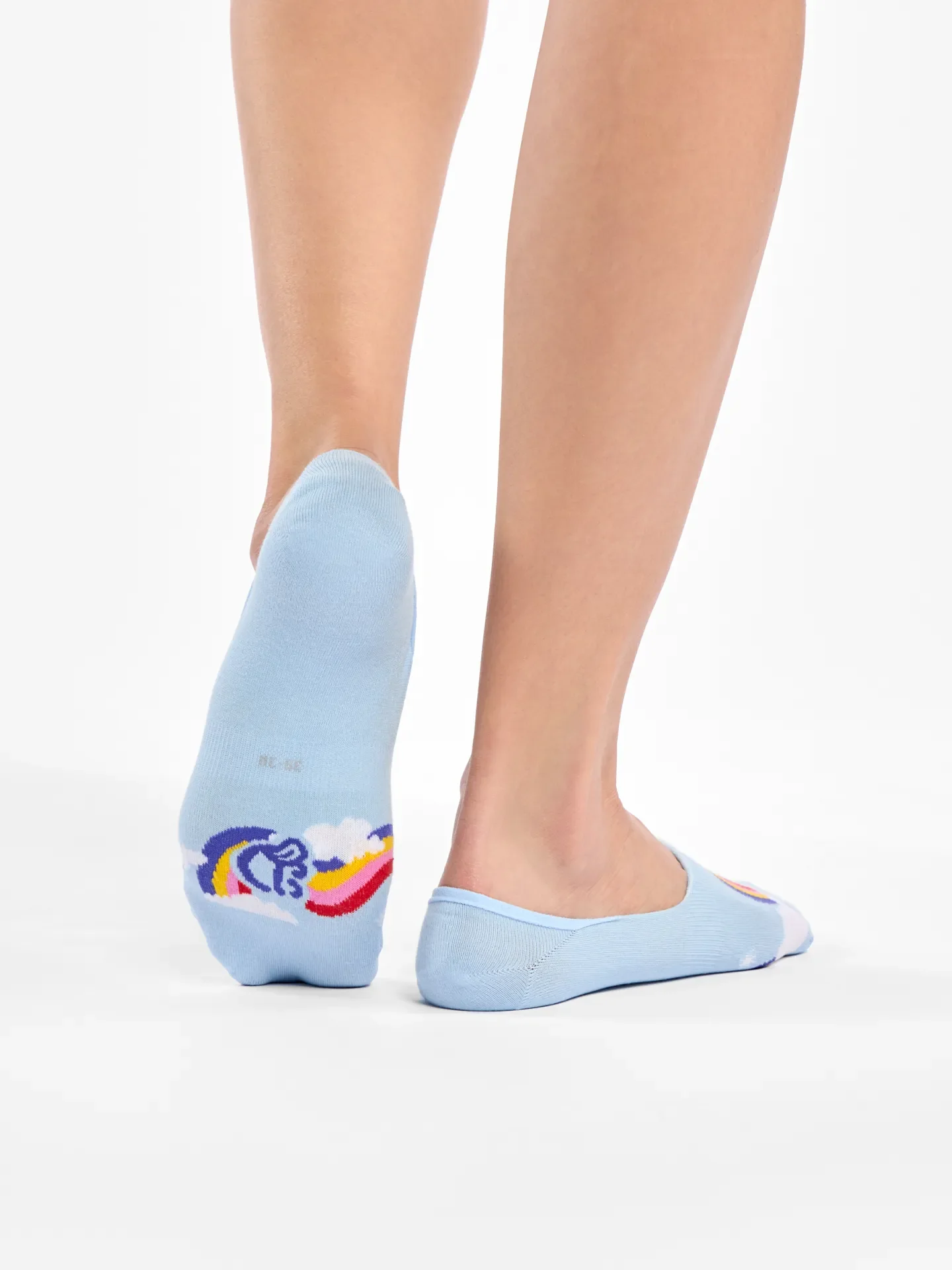Lustige No-Show-Socken Regenbogenhimmel - Image 3