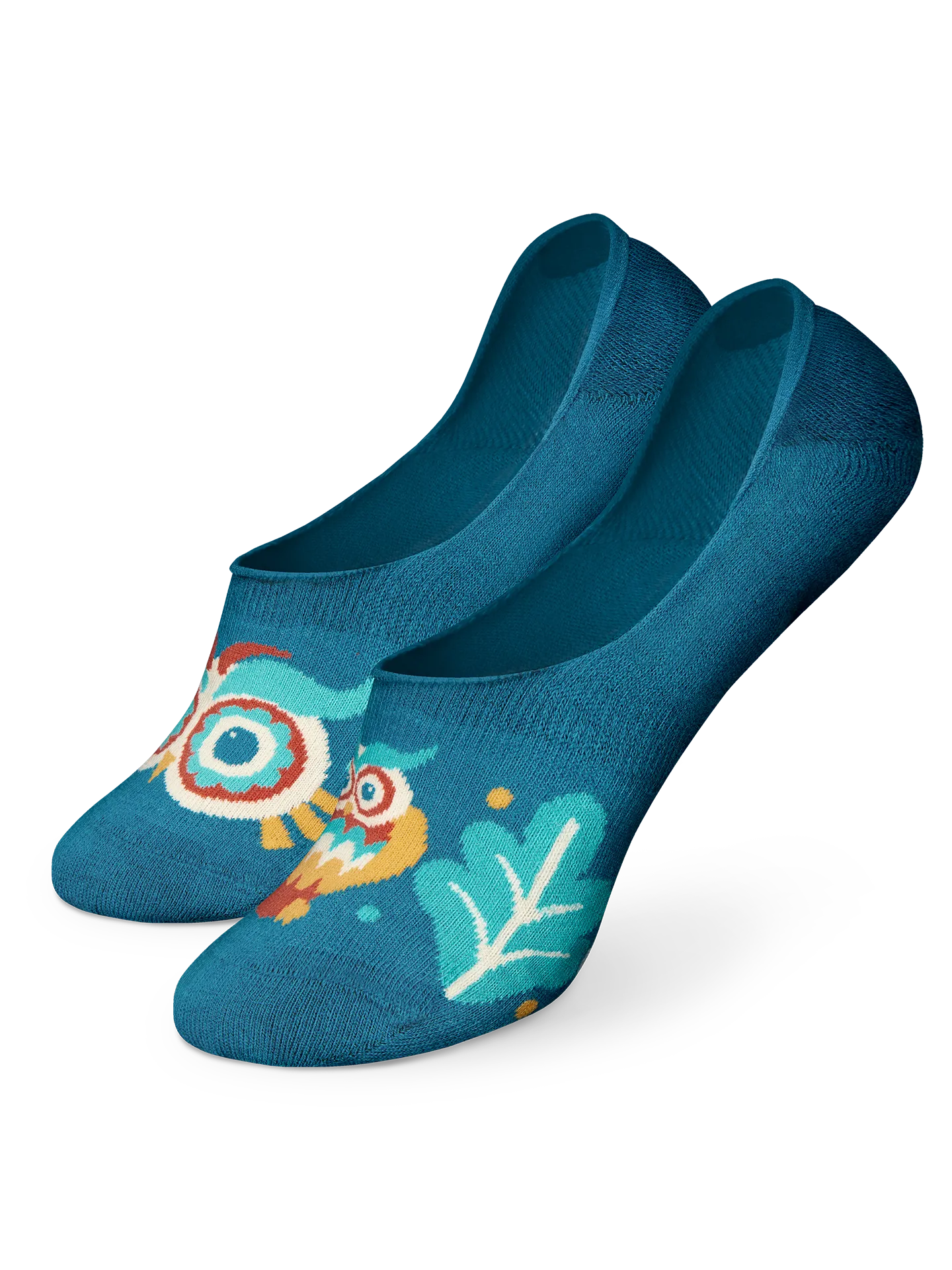 Lustige No-Show-Socken Kluge Eule