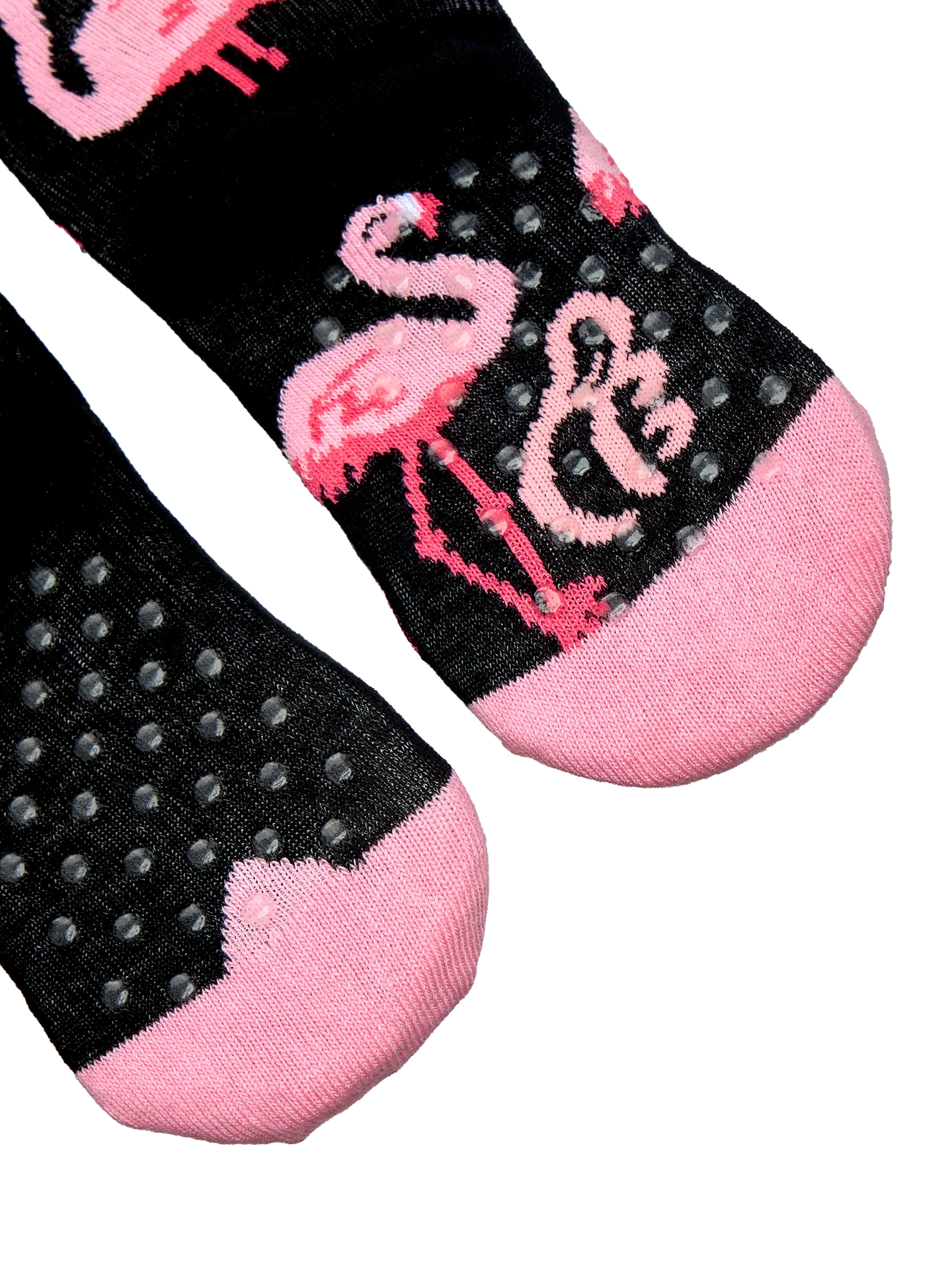 Rutschfeste Strumpfhosen für Kinder Flamingos und Herzen - Image 2