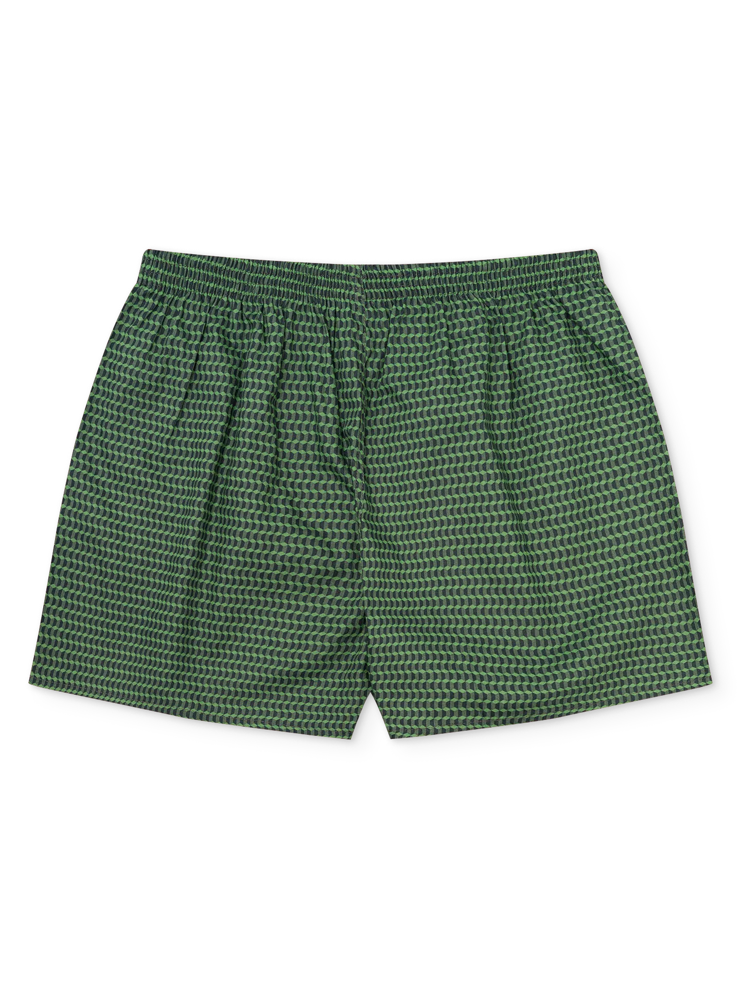 Pastellgrün gemusterte Shorts für Männer - Image 3