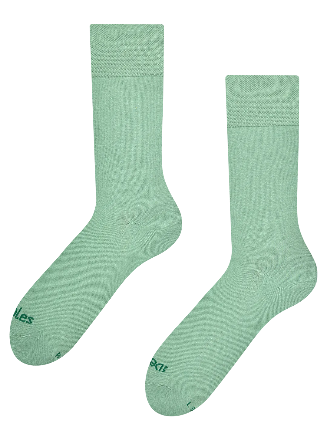 Pastellgrüne Socken