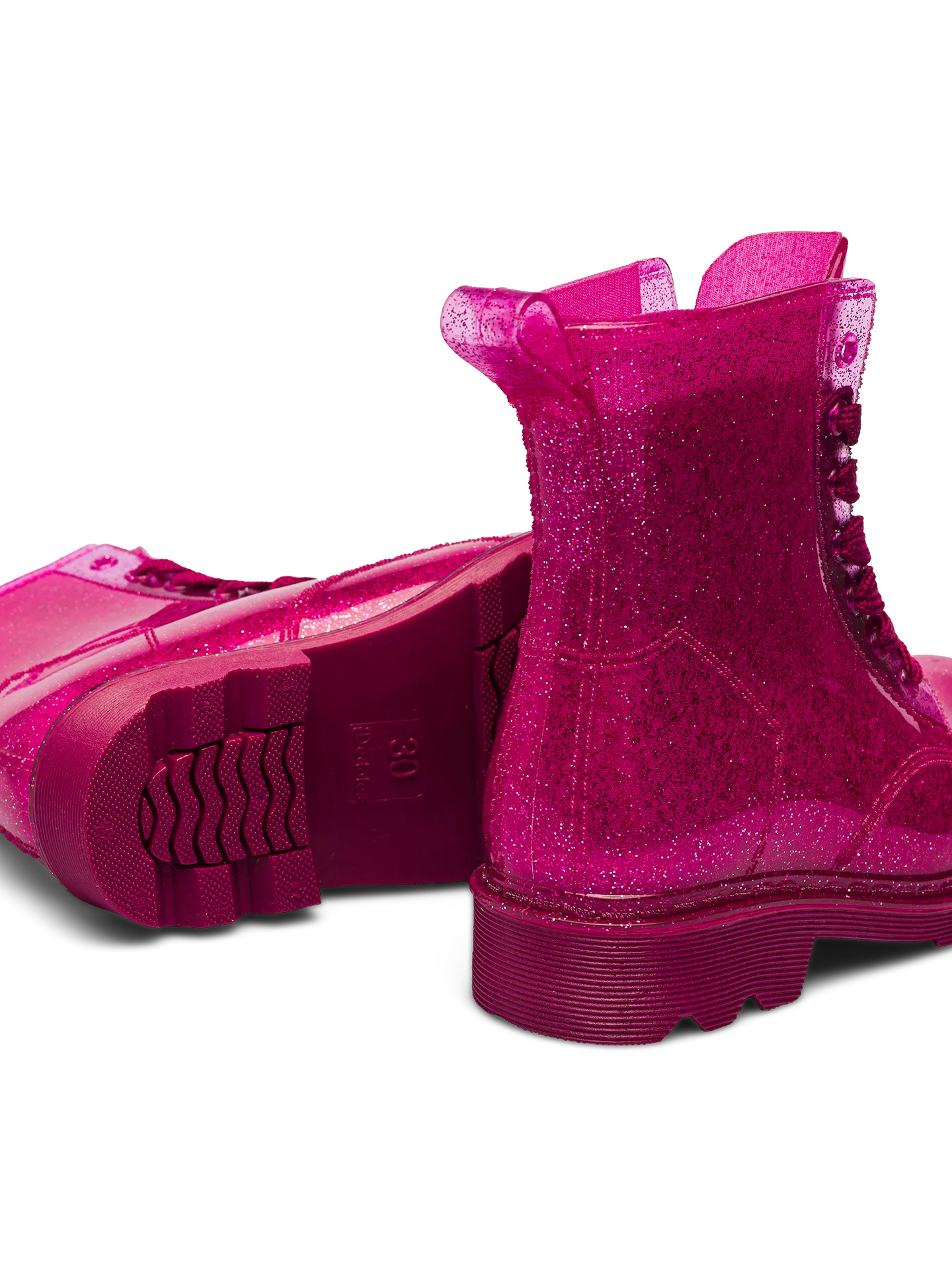 Rosa Glitzer Regenstiefel für Kinder - Image 3